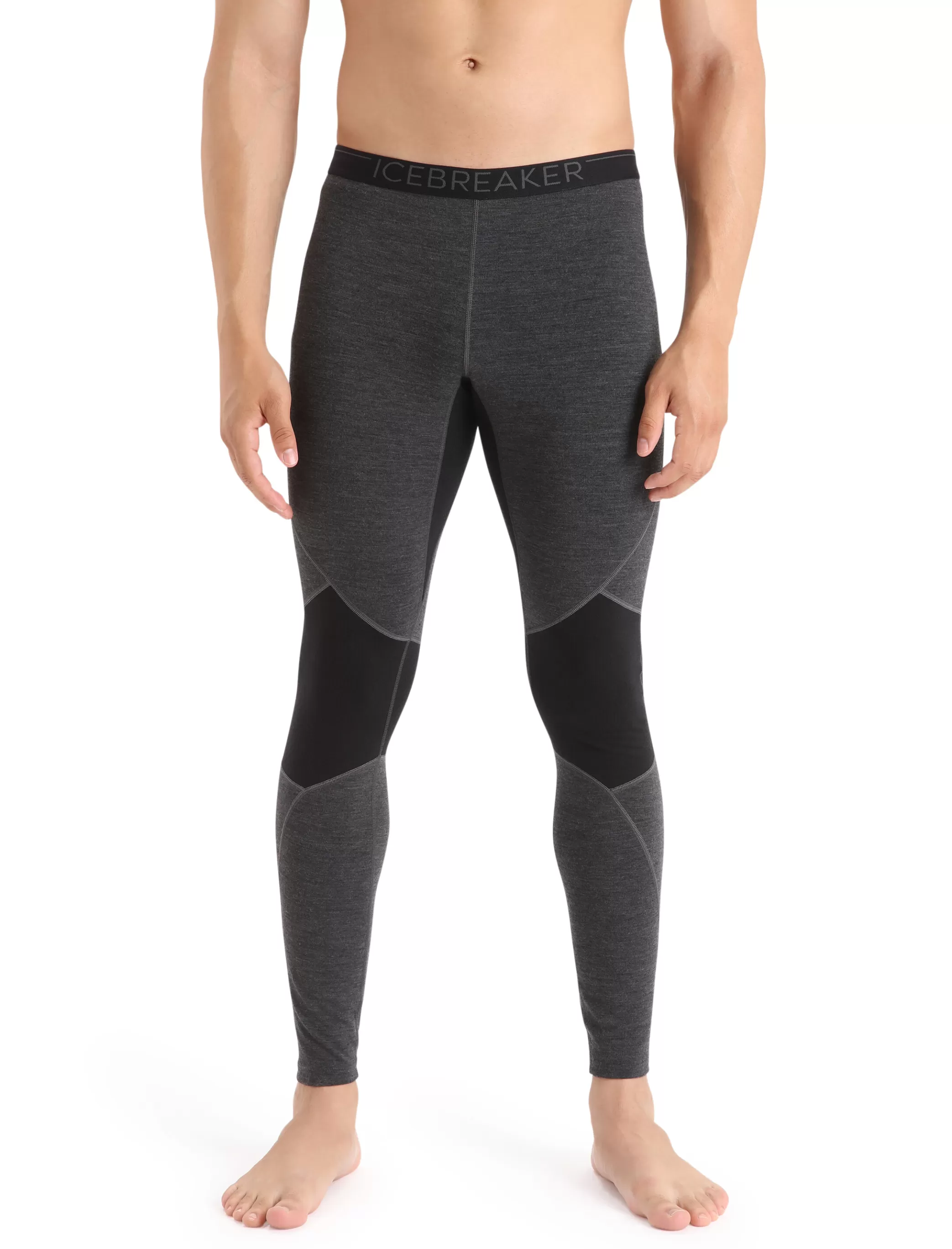 Discount icebreaker Men'S Bodyfitzone™ Merino 260 Zone Thermal Leggings Jet Heather/Black