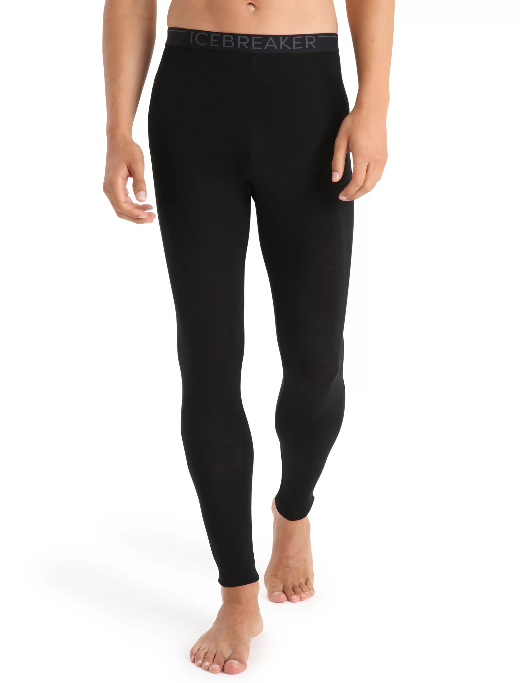 Clearance icebreaker Men'S Merino 175 Everyday Thermal Leggings Black