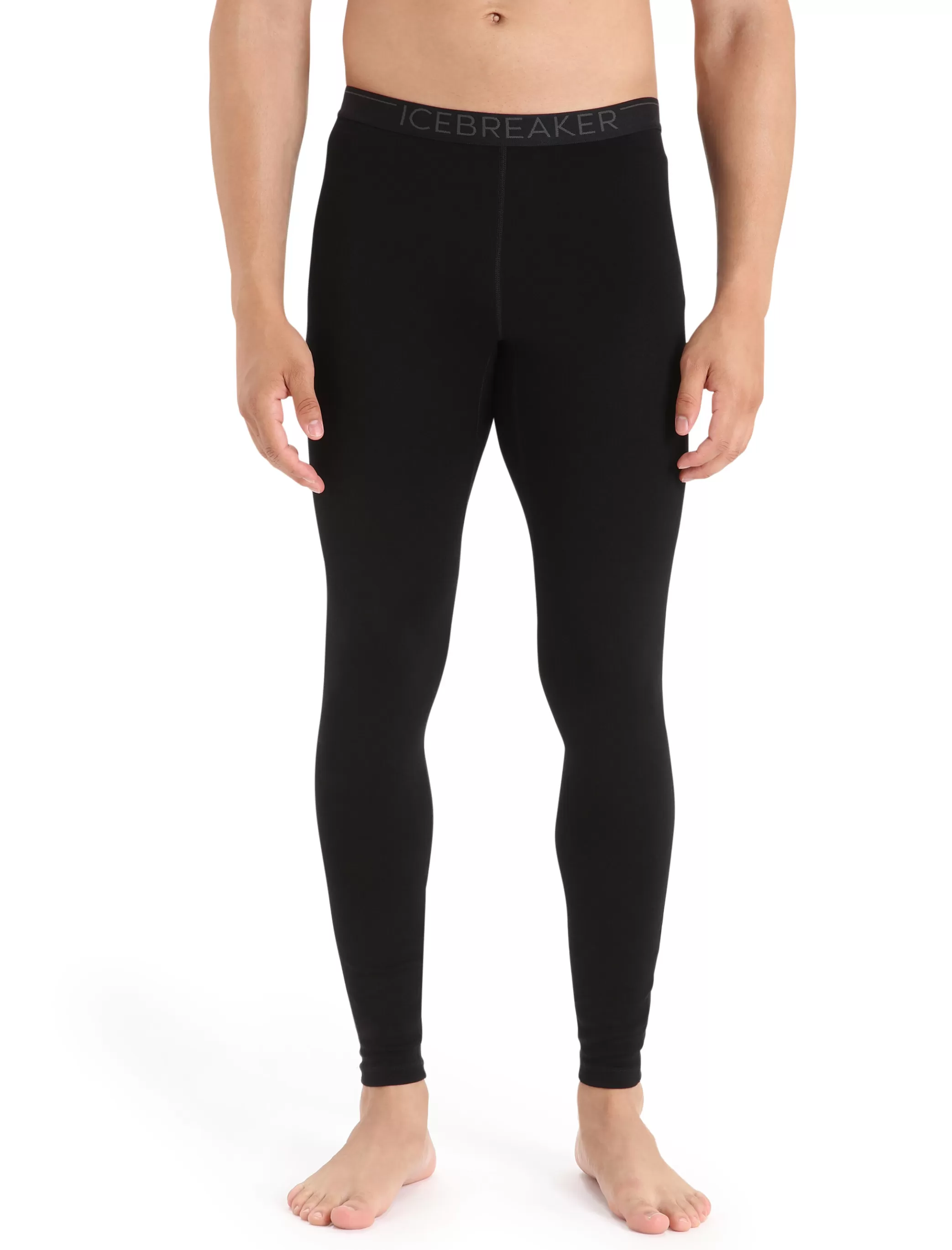 Best Sale icebreaker Men'S Merino 260 Tech Thermal Leggings Black