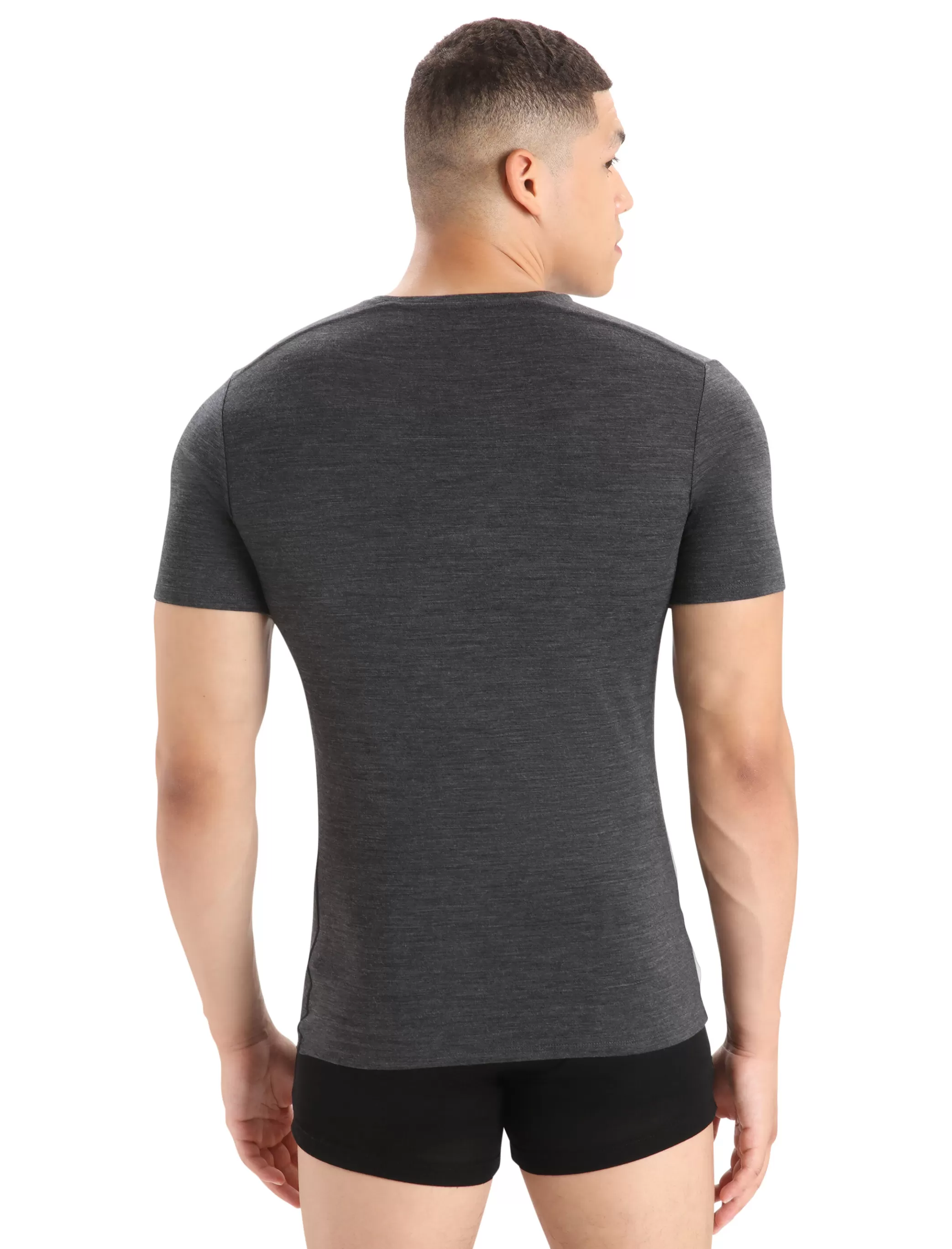 Flash Sale icebreaker Men'S Merino Anatomica Short Sleeve Crew Neck Tee Jet Heather