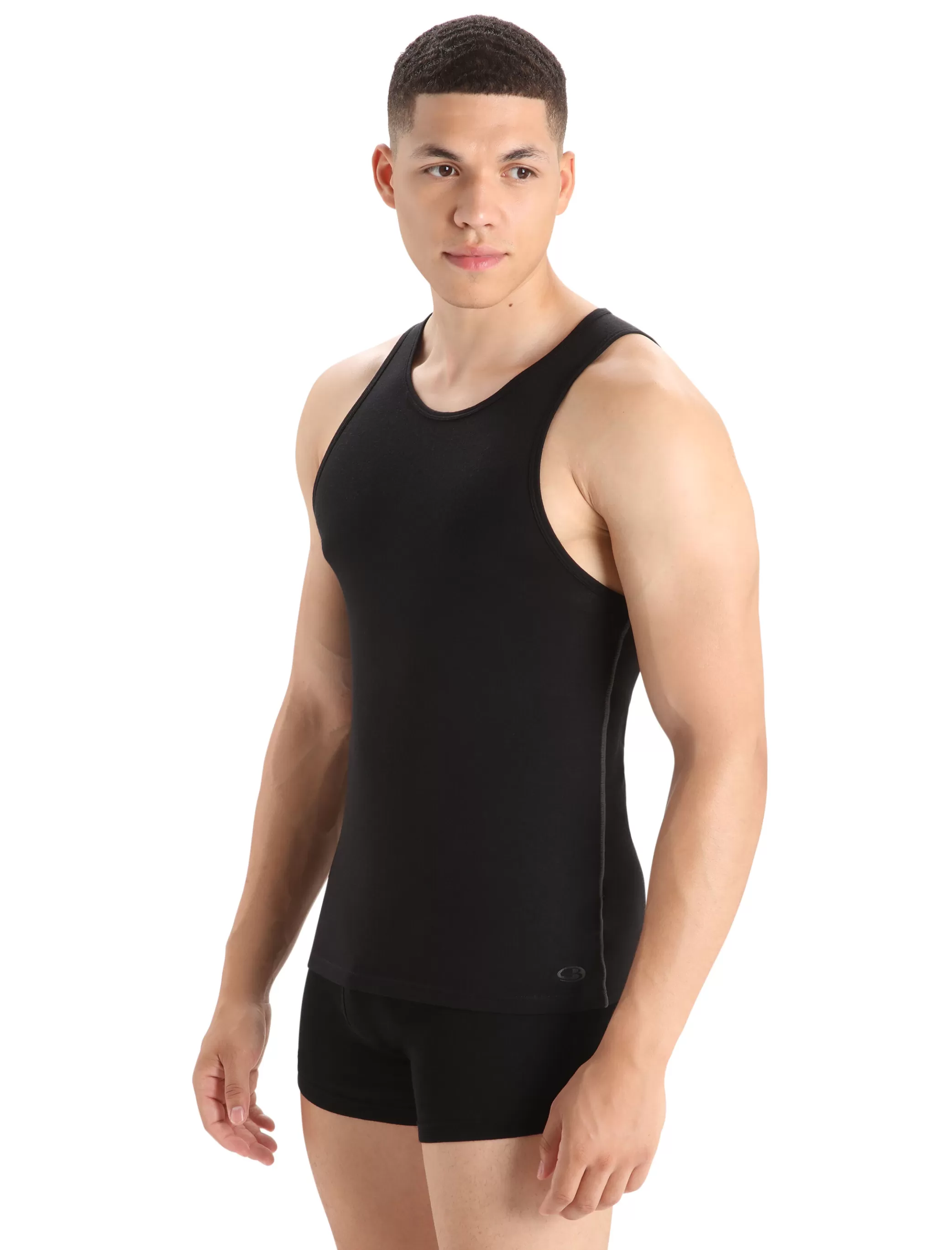 Best Sale icebreaker Men'S Merino Anatomica Tank Top Black