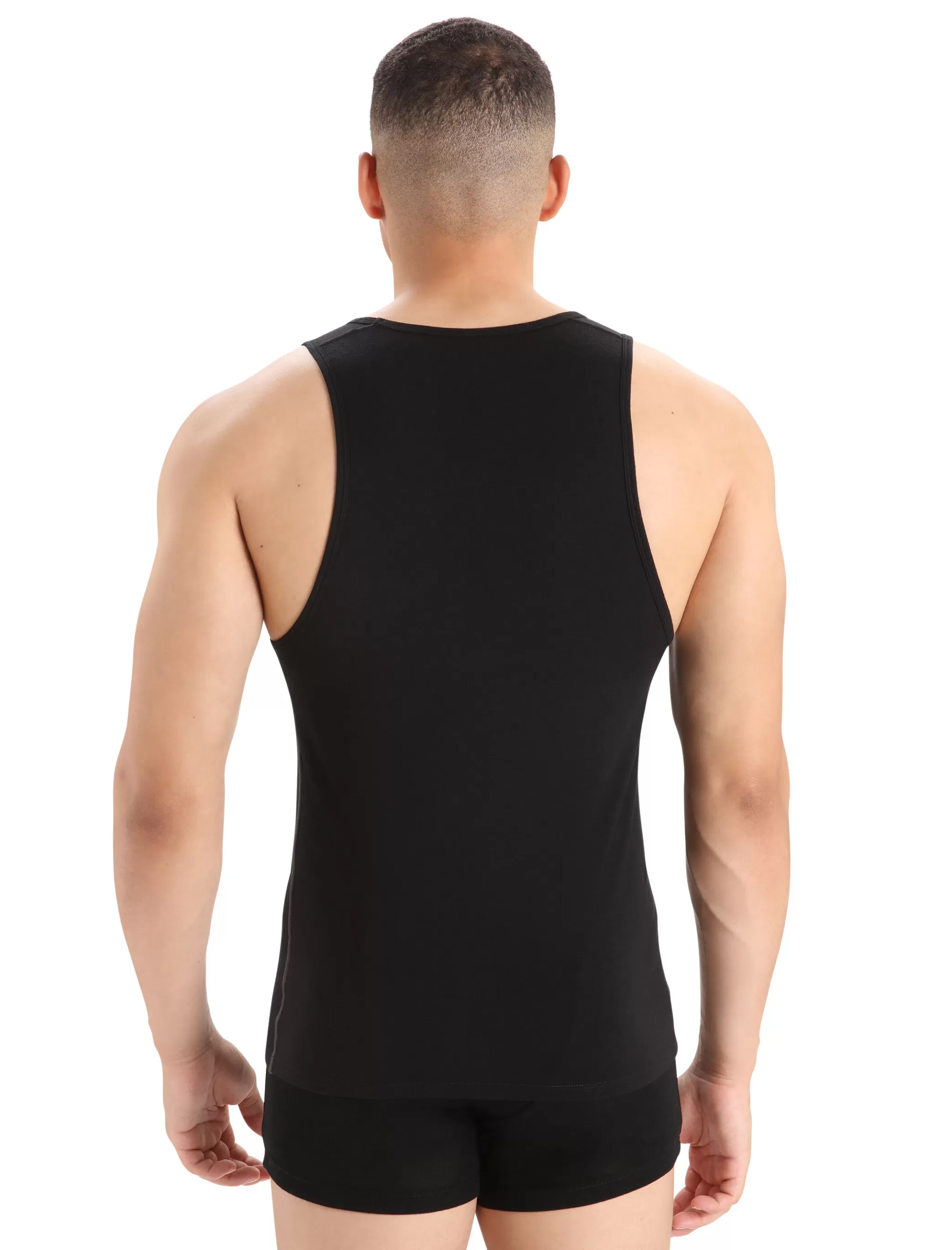 Best Sale icebreaker Men'S Merino Anatomica Tank Top Black