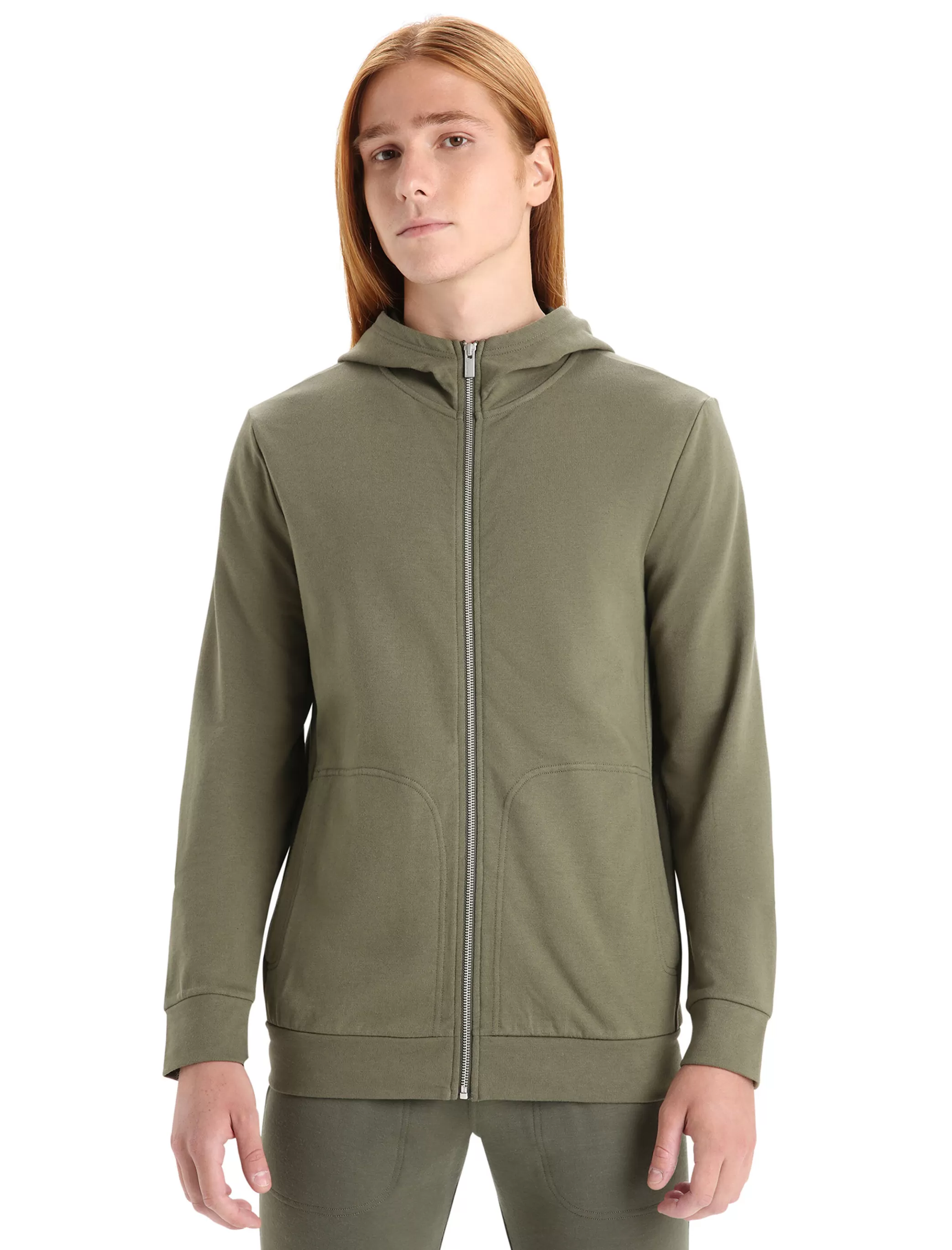 Best icebreaker Men'S Merino Central Classic Long Sleeve Zip Hoodie Loden