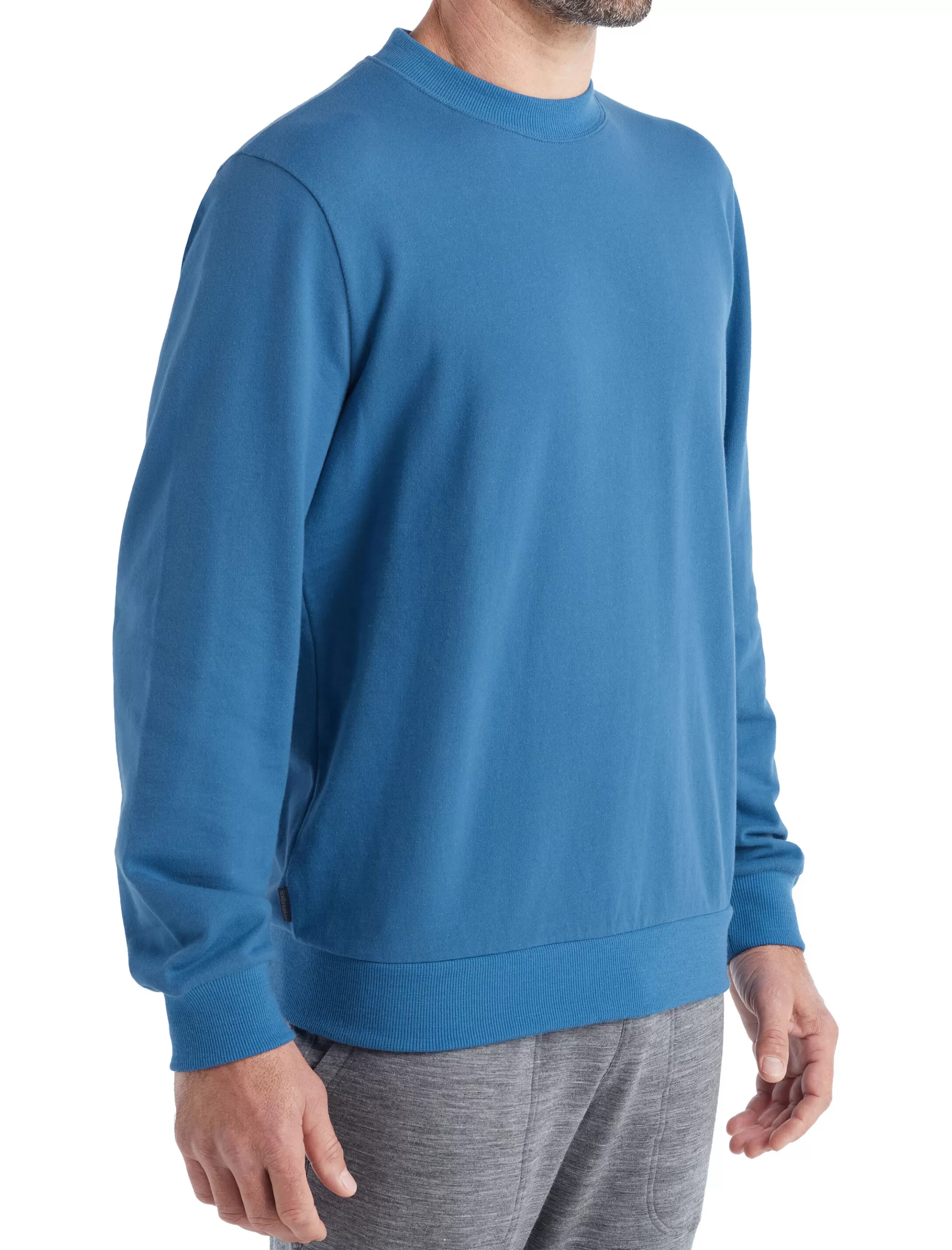 Cheap icebreaker Men'S Merino Central Long Sleeve Sweatshirt Azul