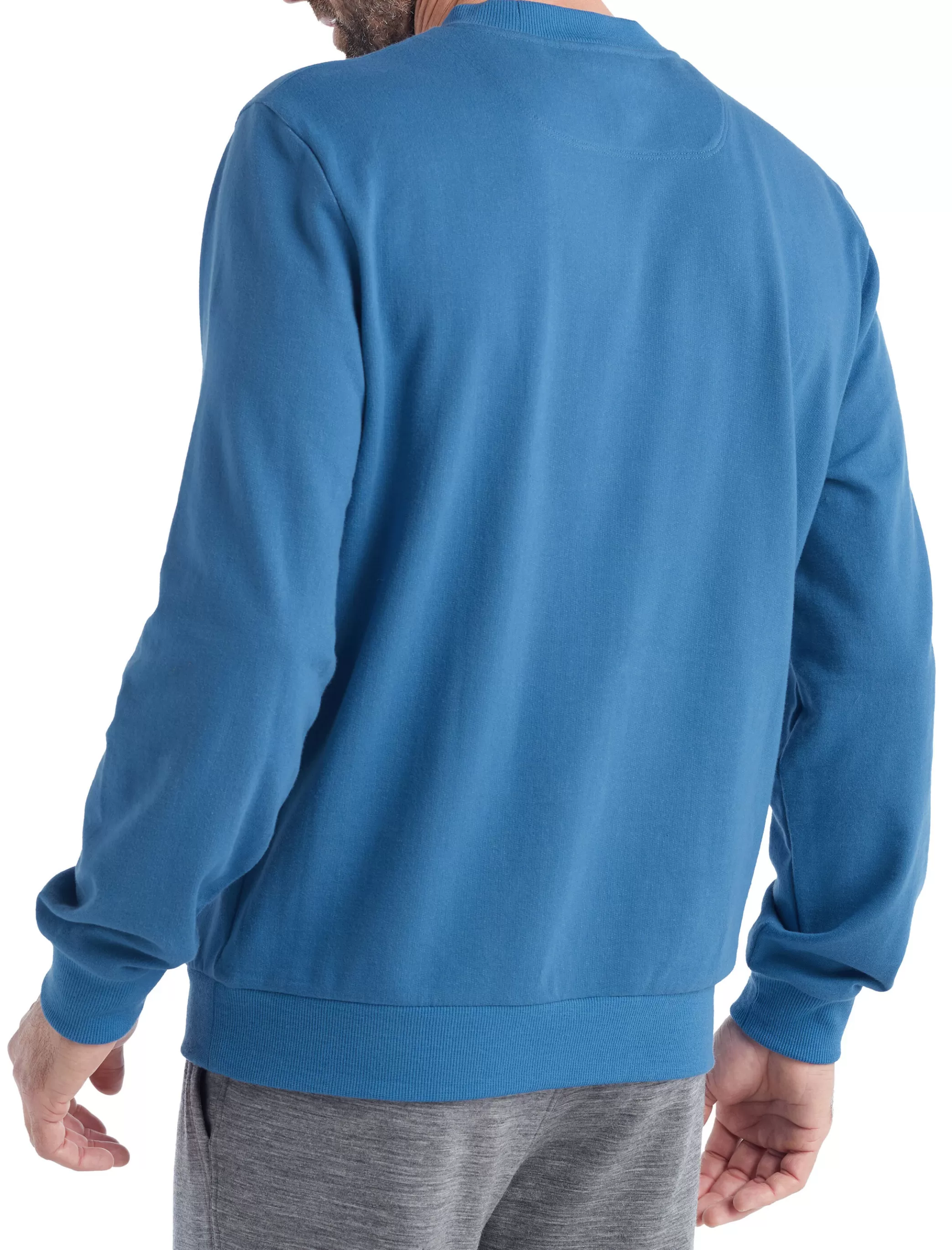 Cheap icebreaker Men'S Merino Central Long Sleeve Sweatshirt Azul