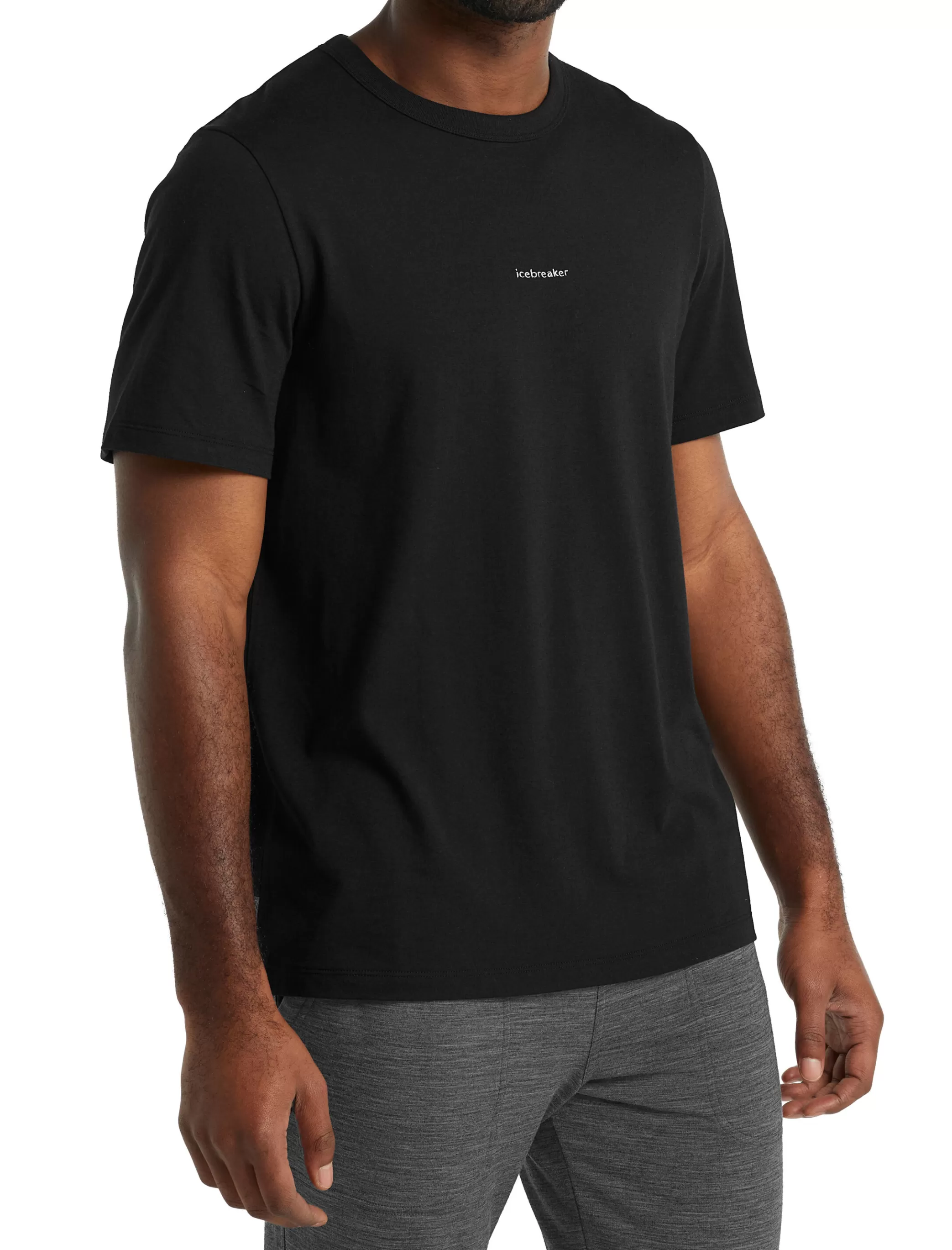 Cheap icebreaker Men'S Merino Central Short Sleeve T-Shirt Black