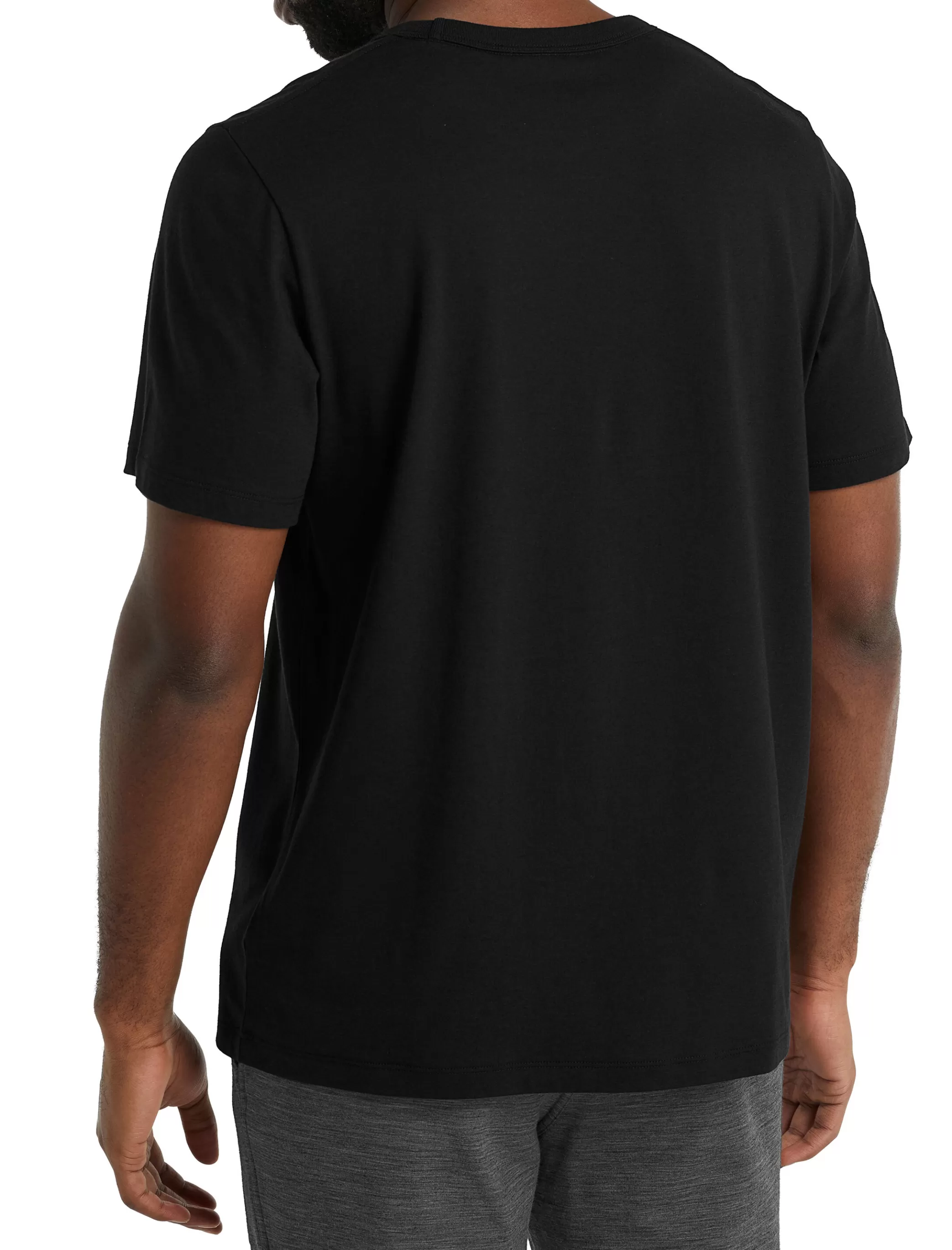 Cheap icebreaker Men'S Merino Central Short Sleeve T-Shirt Black