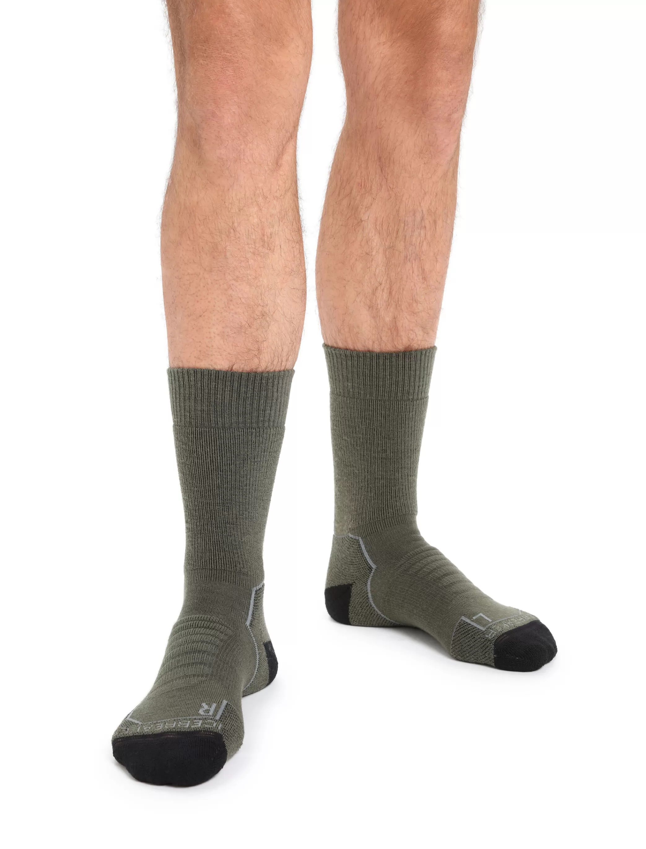 Fashion icebreaker Men'S Merino Hike+ Heavy Crew Socks Loden/Black