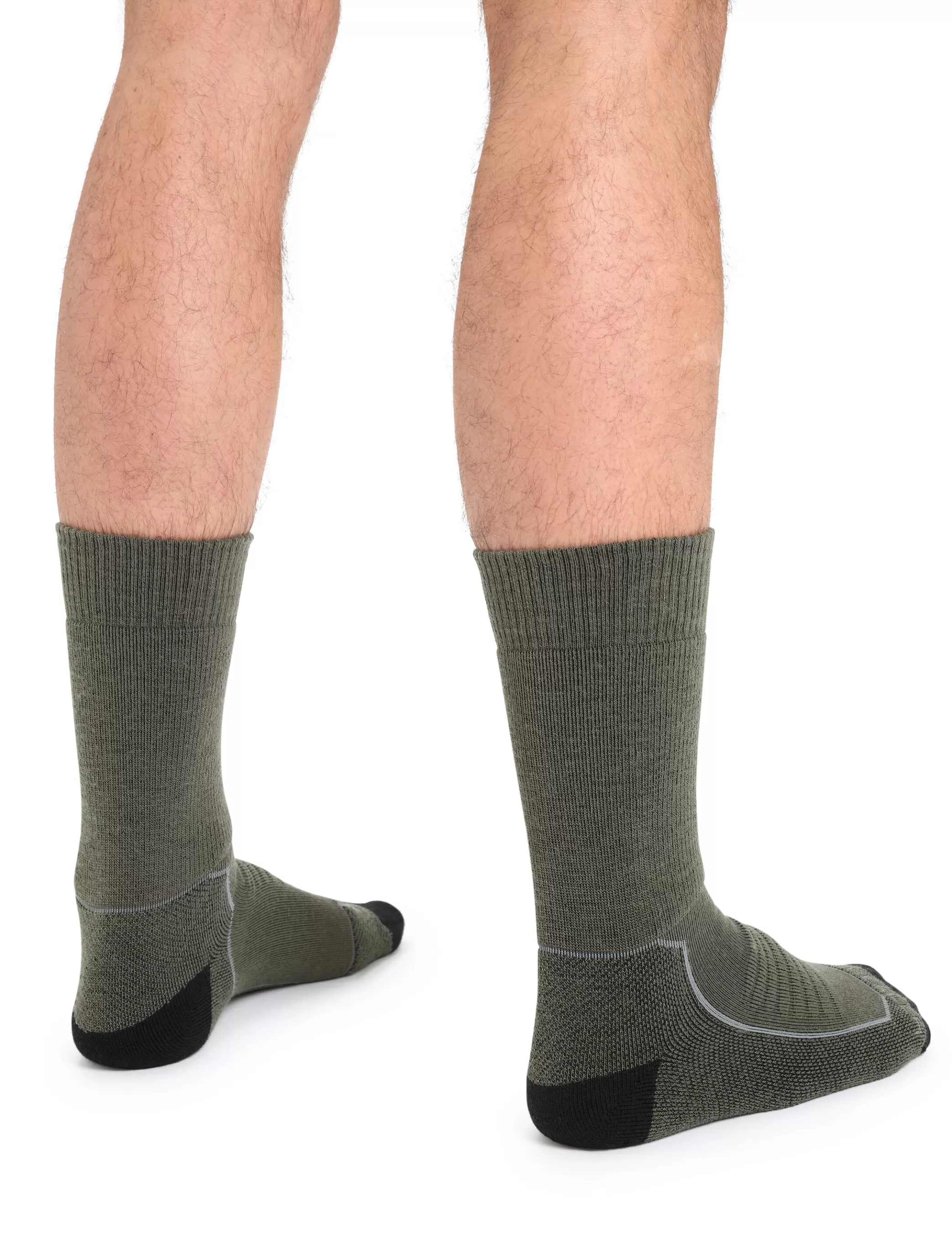 Fashion icebreaker Men'S Merino Hike+ Heavy Crew Socks Loden/Black