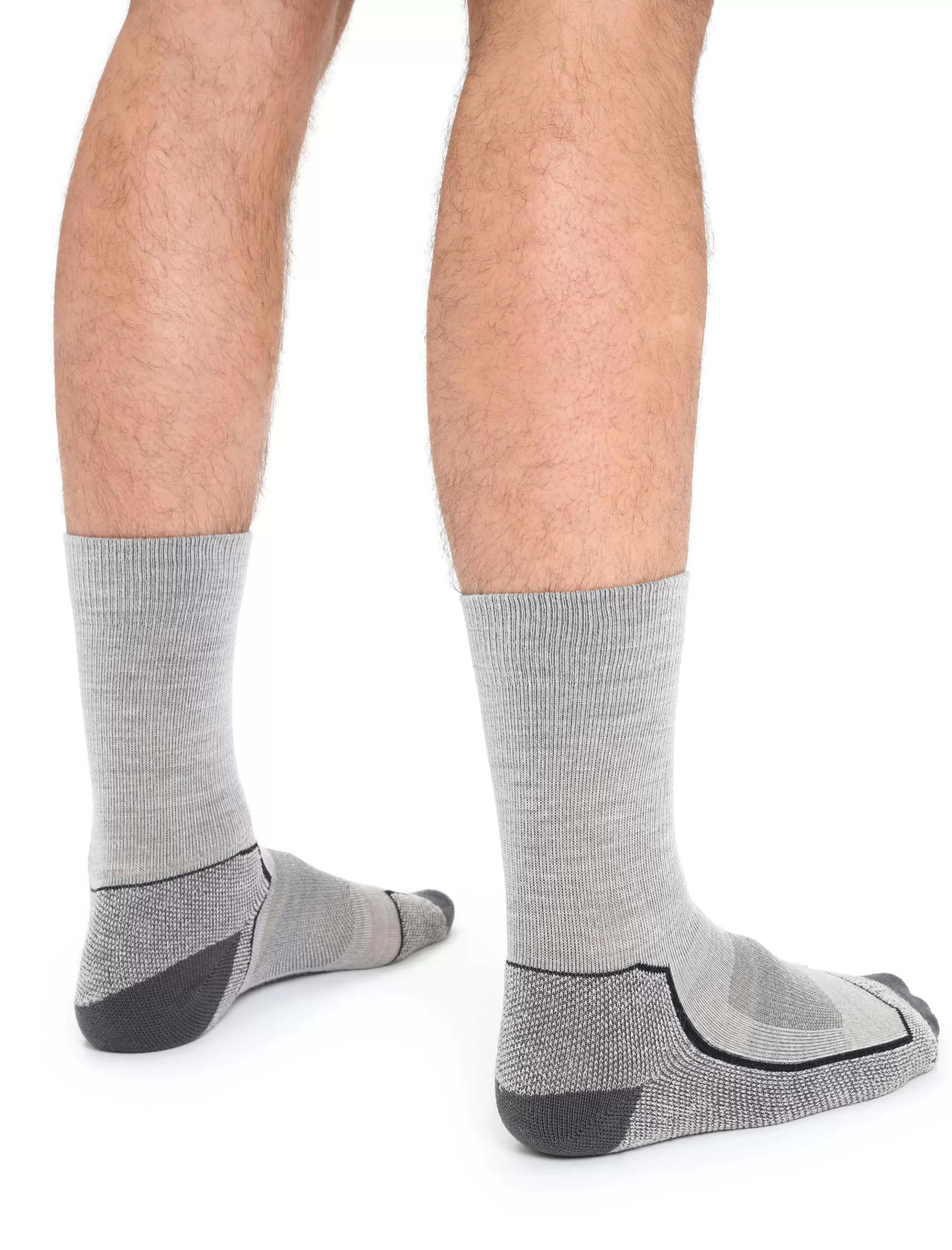 Fashion icebreaker Men'S Merino Hike+ Light Crew Socks Blizzard Heather