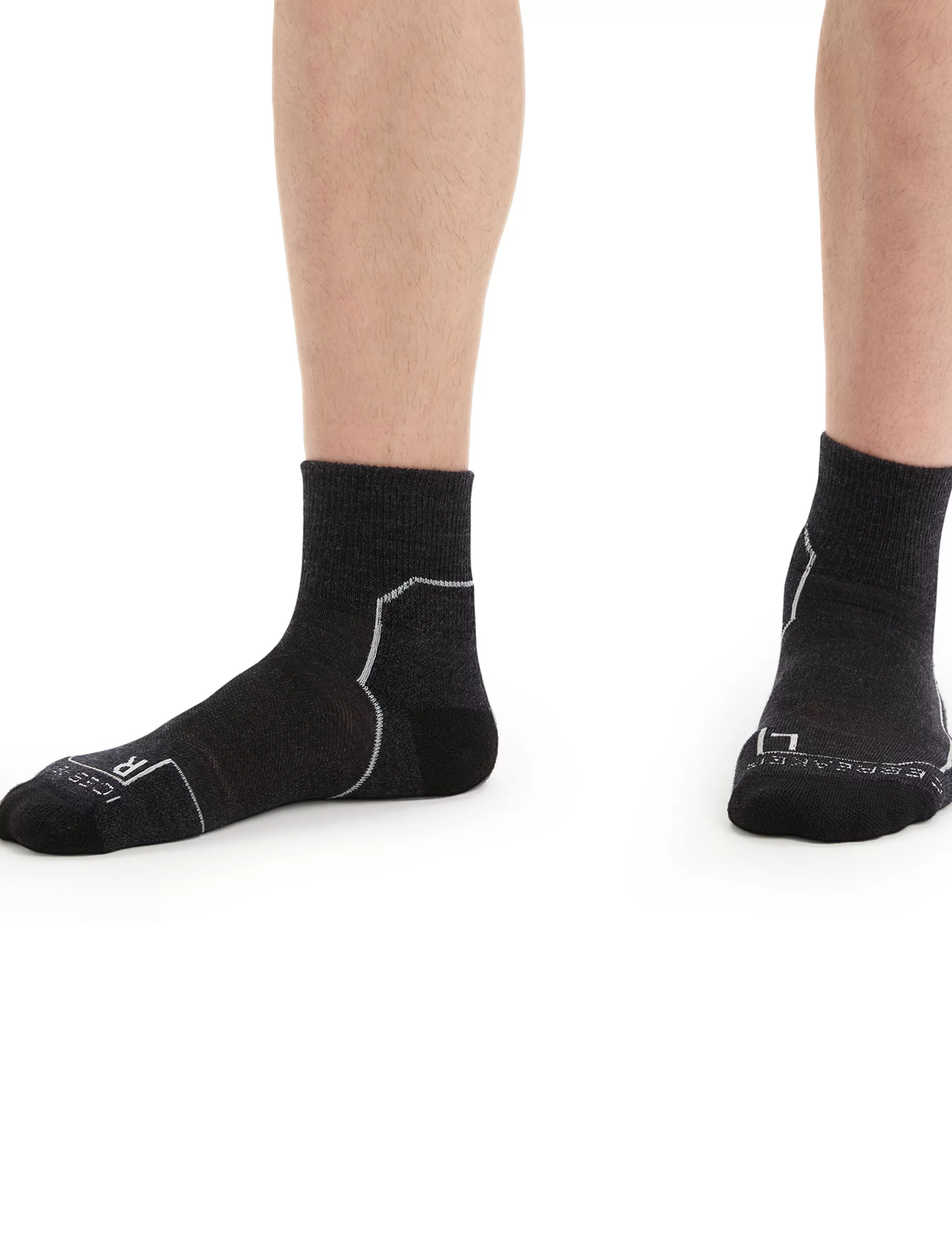 Best Sale icebreaker Men'S Merino Hike+ Light Mini Socks Jet Heather