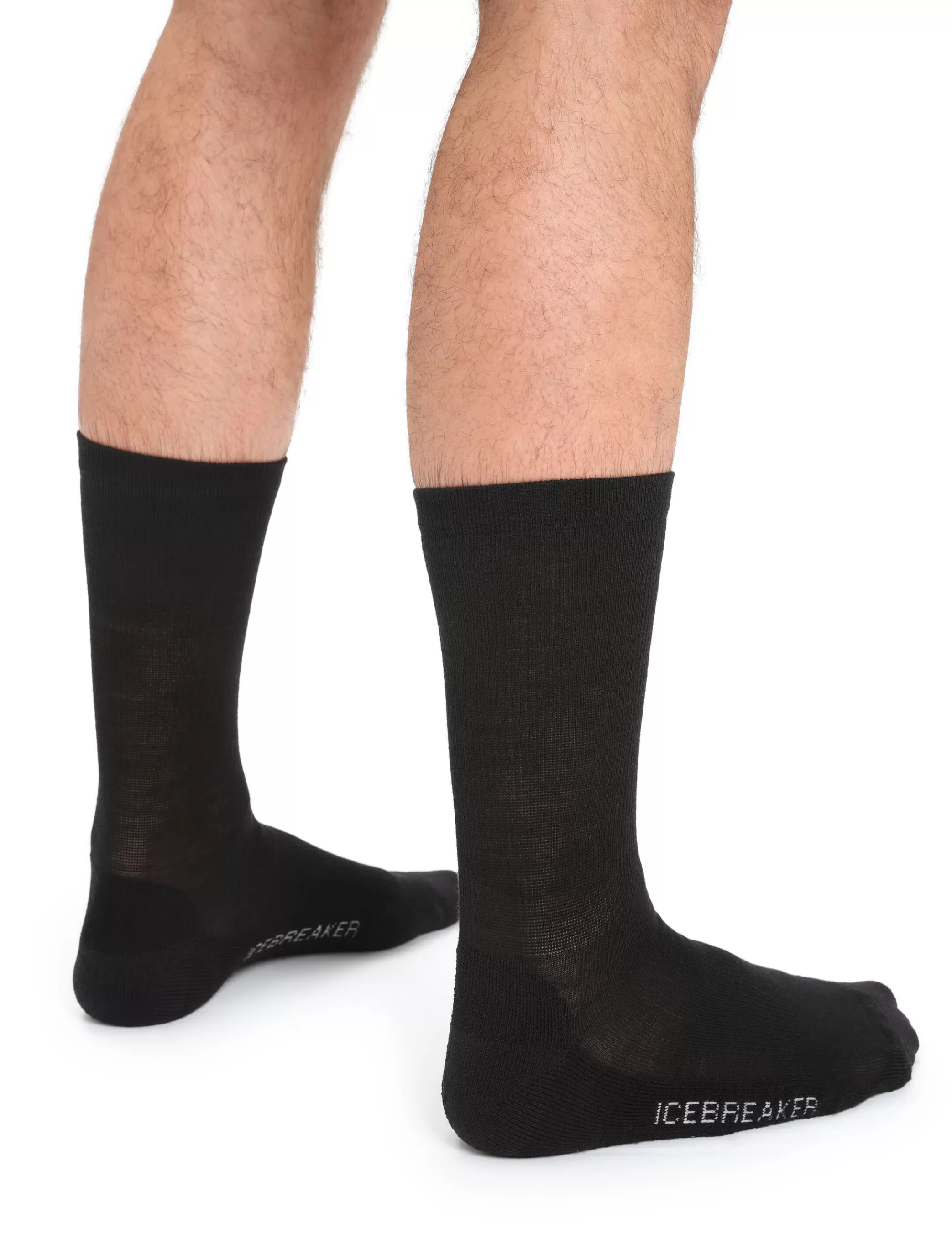 Fashion icebreaker Men'S Merino Lifestyle Light Crew Socks Black