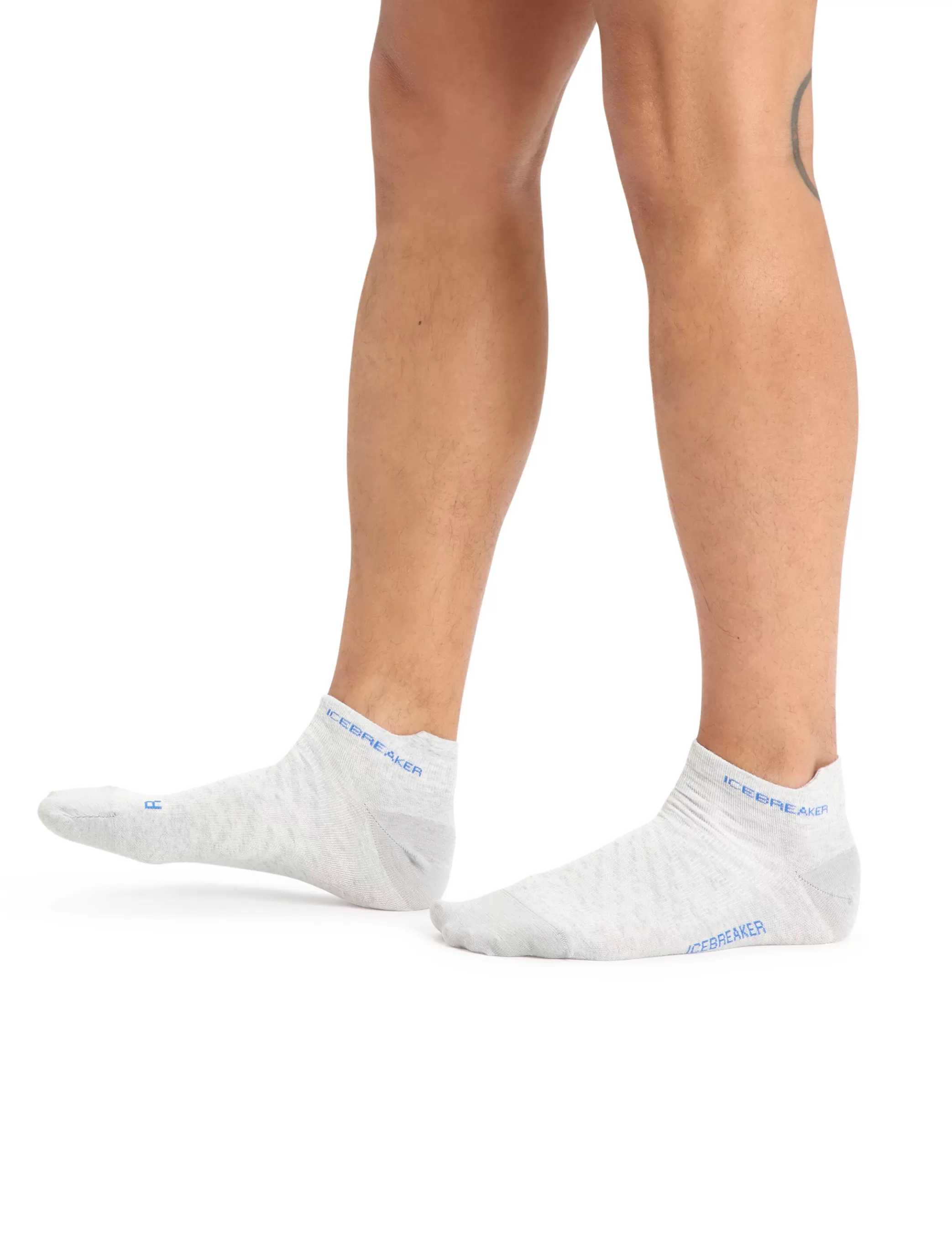 Cheap icebreaker Men'S Merino Run+ Ultralight Micro Socks Ether/Lazurite