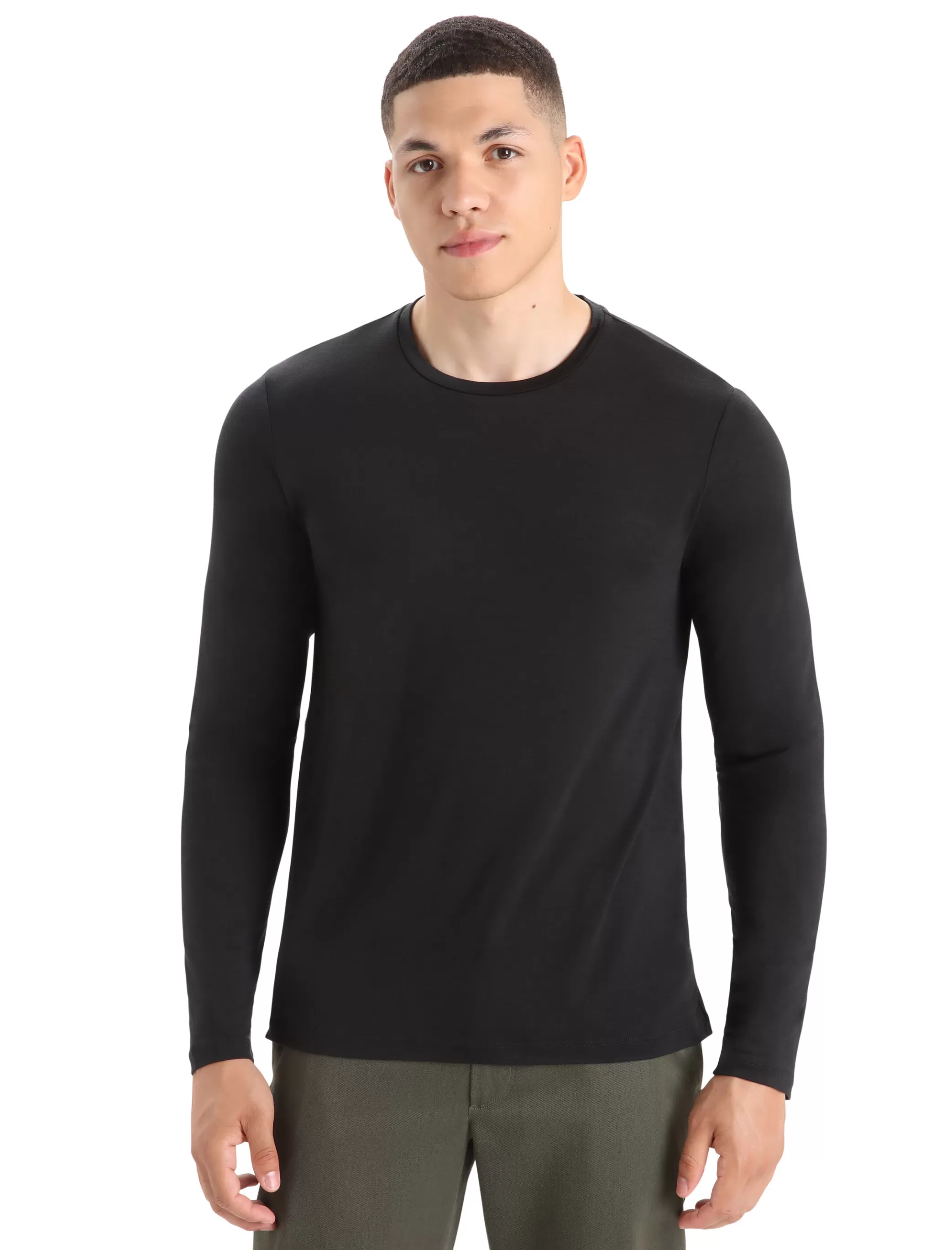 Shop icebreaker Men'S Merino Sphere Ii Long Sleeve Tee Black