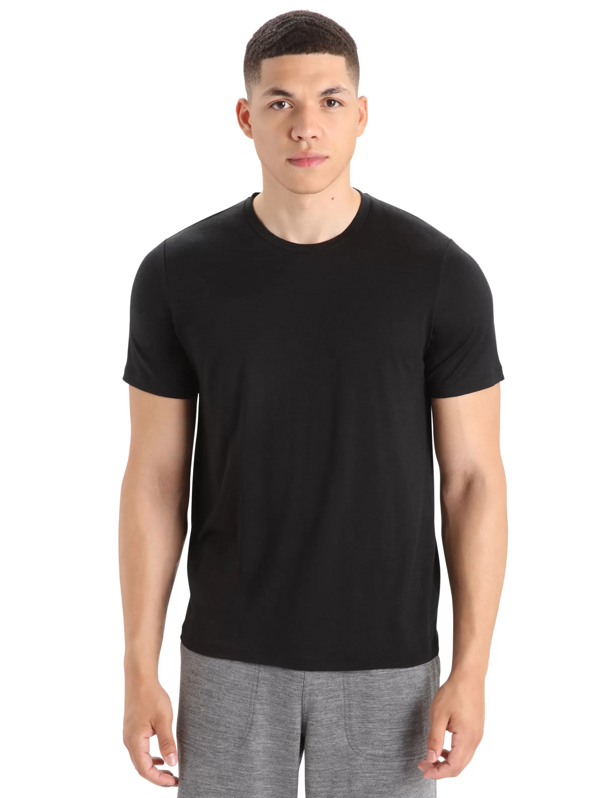 Fashion icebreaker Men'S Merino Tech Lite Ii Short Sleeve Tee Black