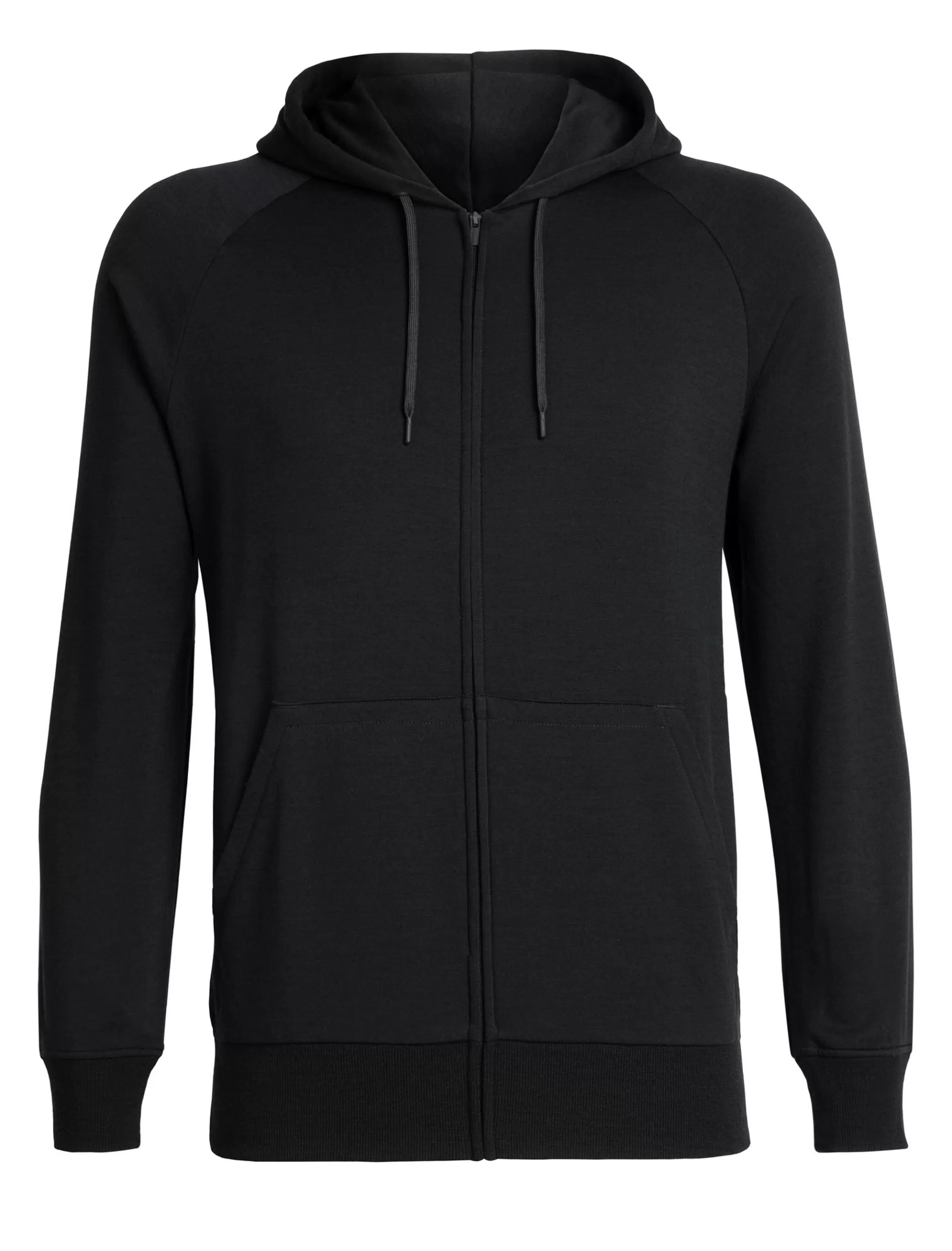 Hot icebreaker Men'S Realfleece™ Merino Helliers Long Sleeve Zip Hood Jacket Black