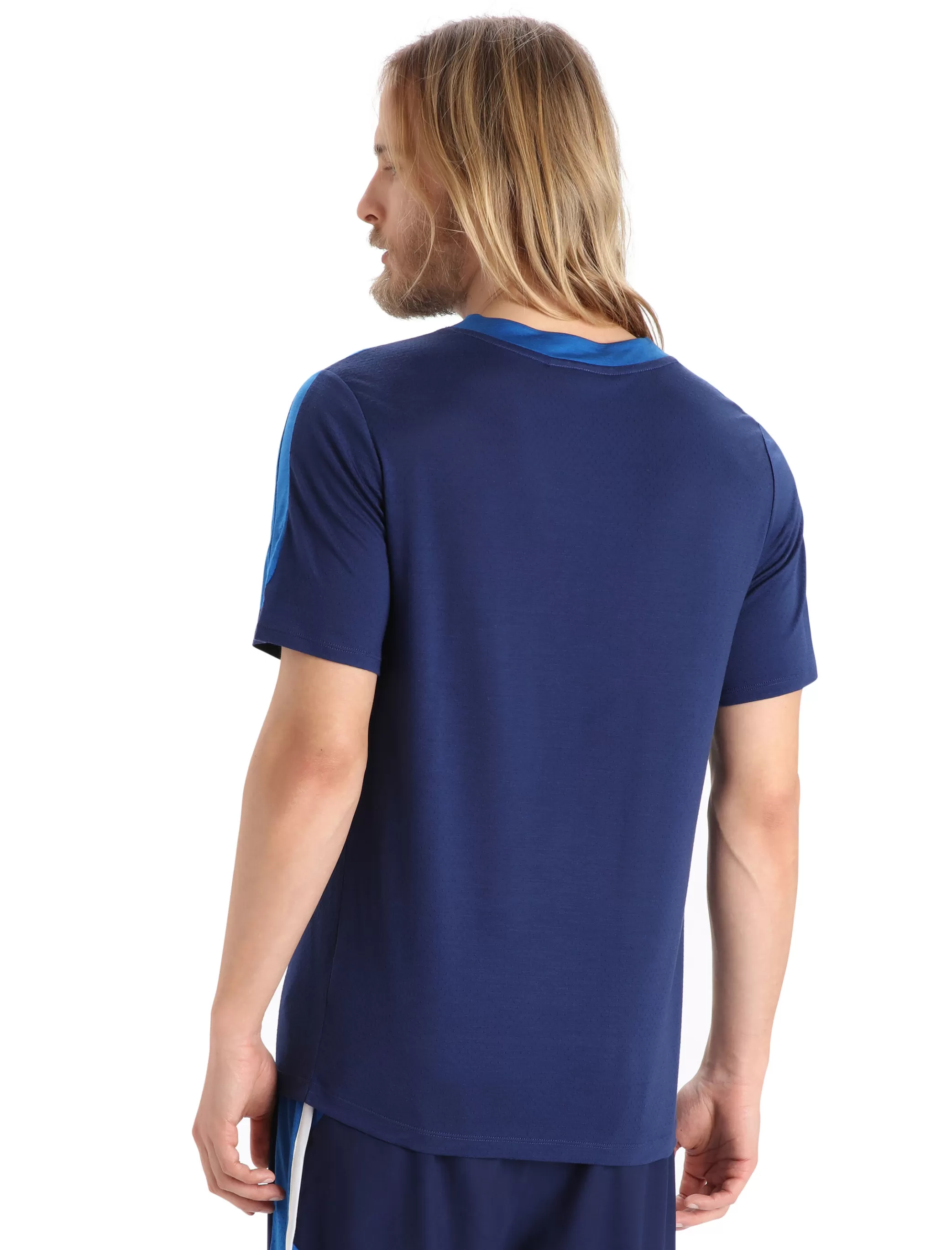 Hot icebreaker Men'S Zoneknit™ Merino Short Sleeve Tee Lazurite/Royal Navy