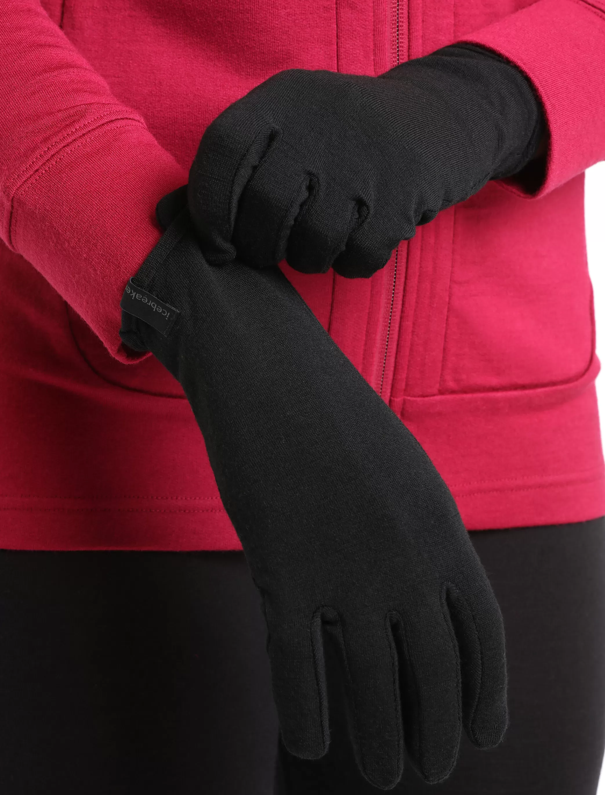 Hot icebreaker Unisex Merino 260 Tech Glove Liners Black