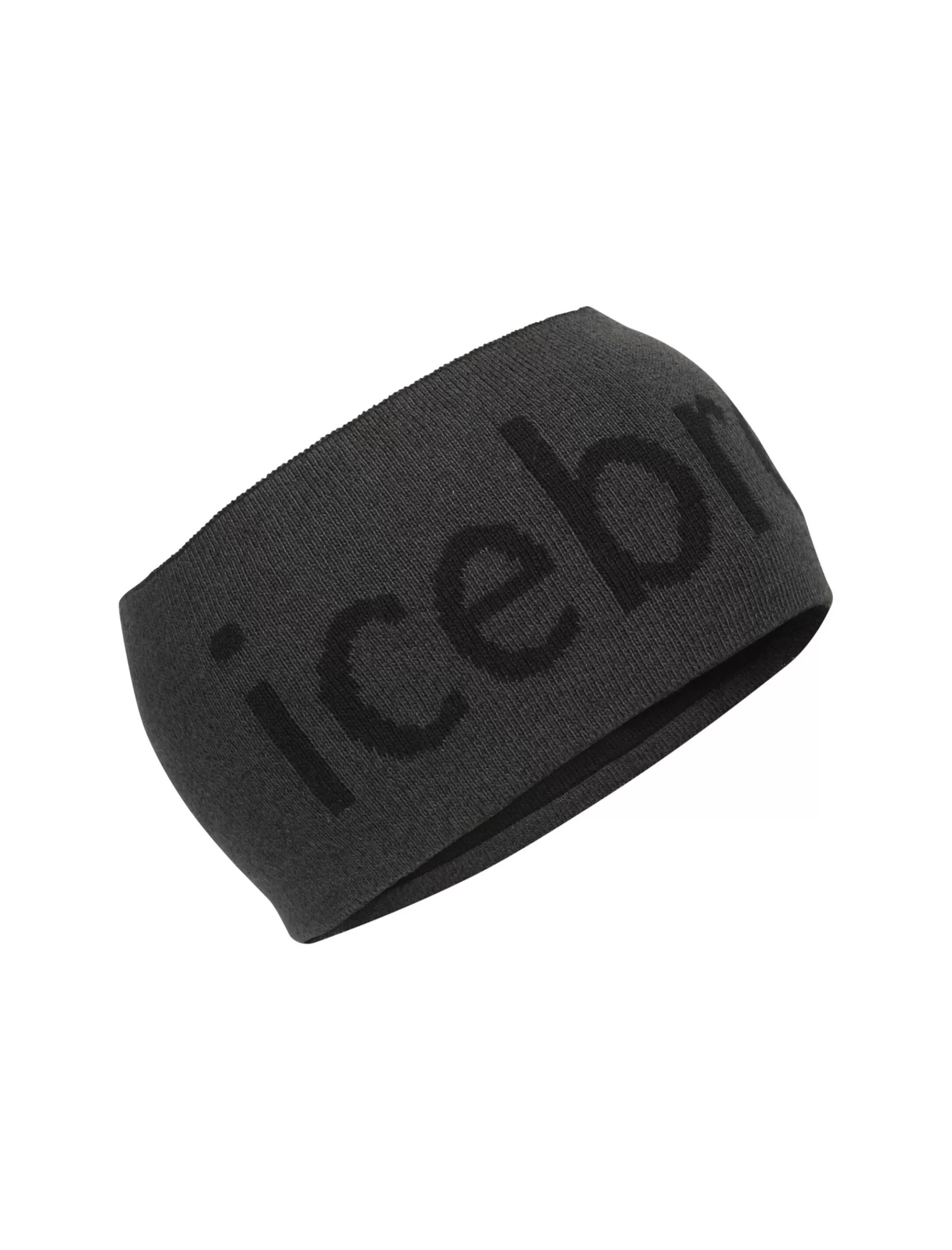 Clearance icebreaker Unisex Merino Headband Jet Heather/Black