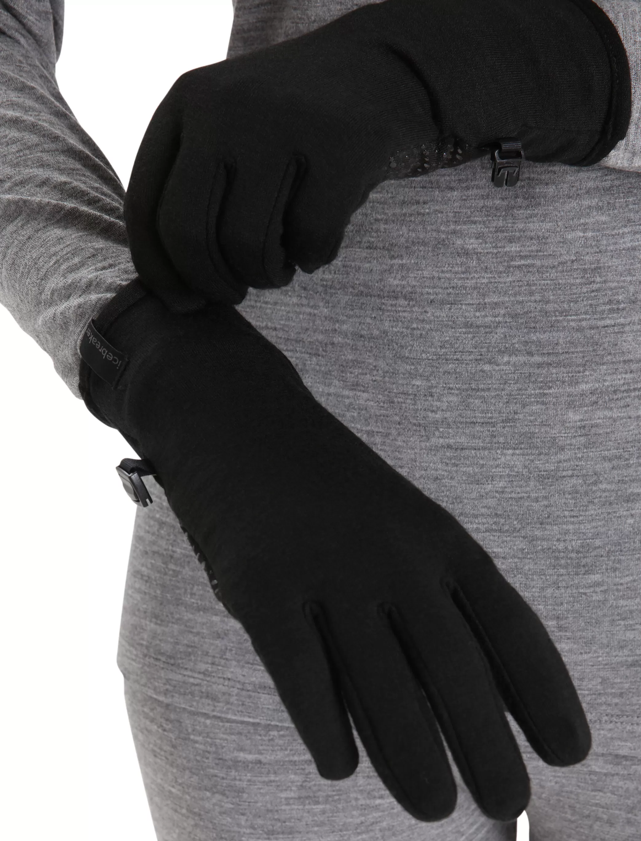 Hot icebreaker Unisex Merino Quantum Gloves Black