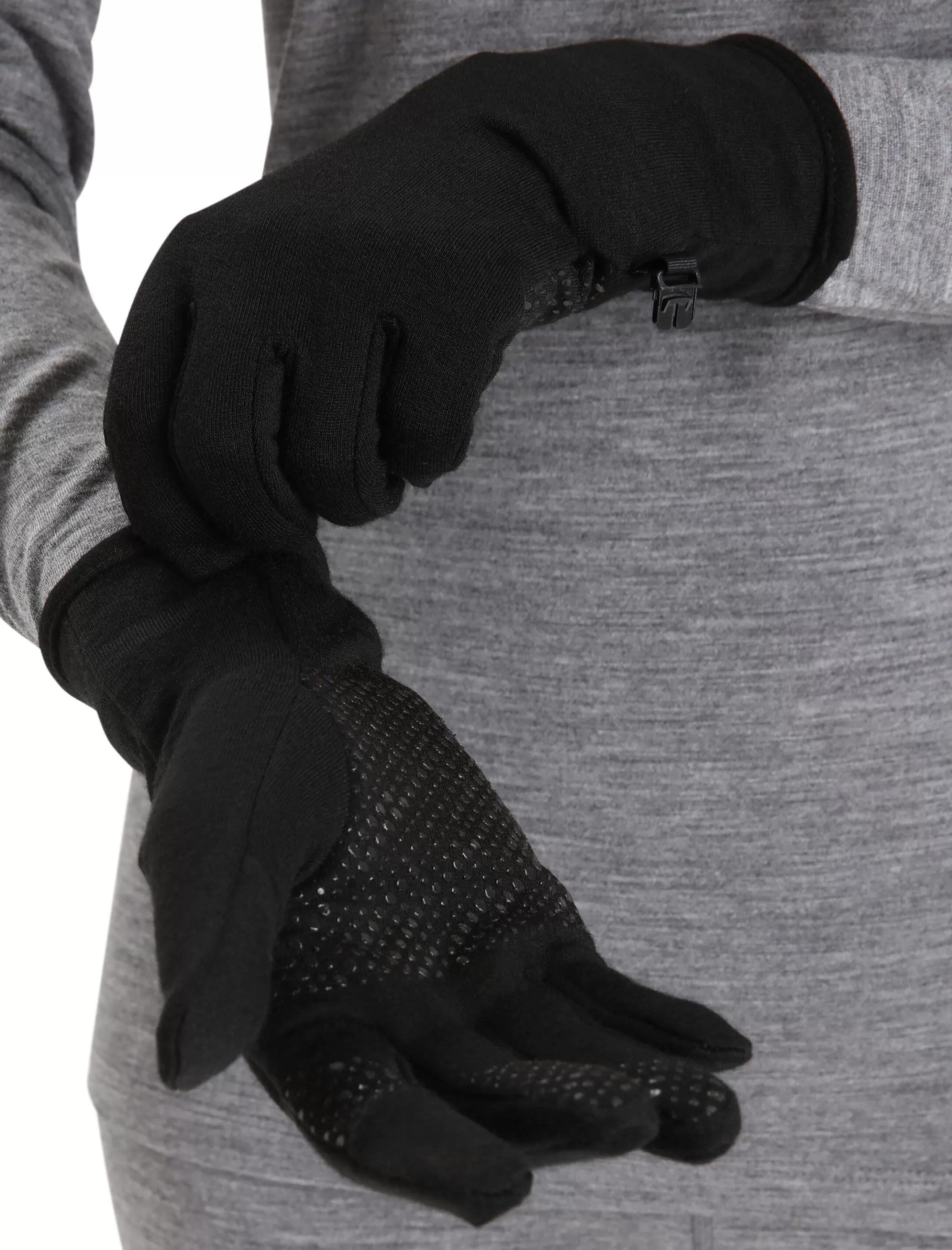 Hot icebreaker Unisex Merino Quantum Gloves Black