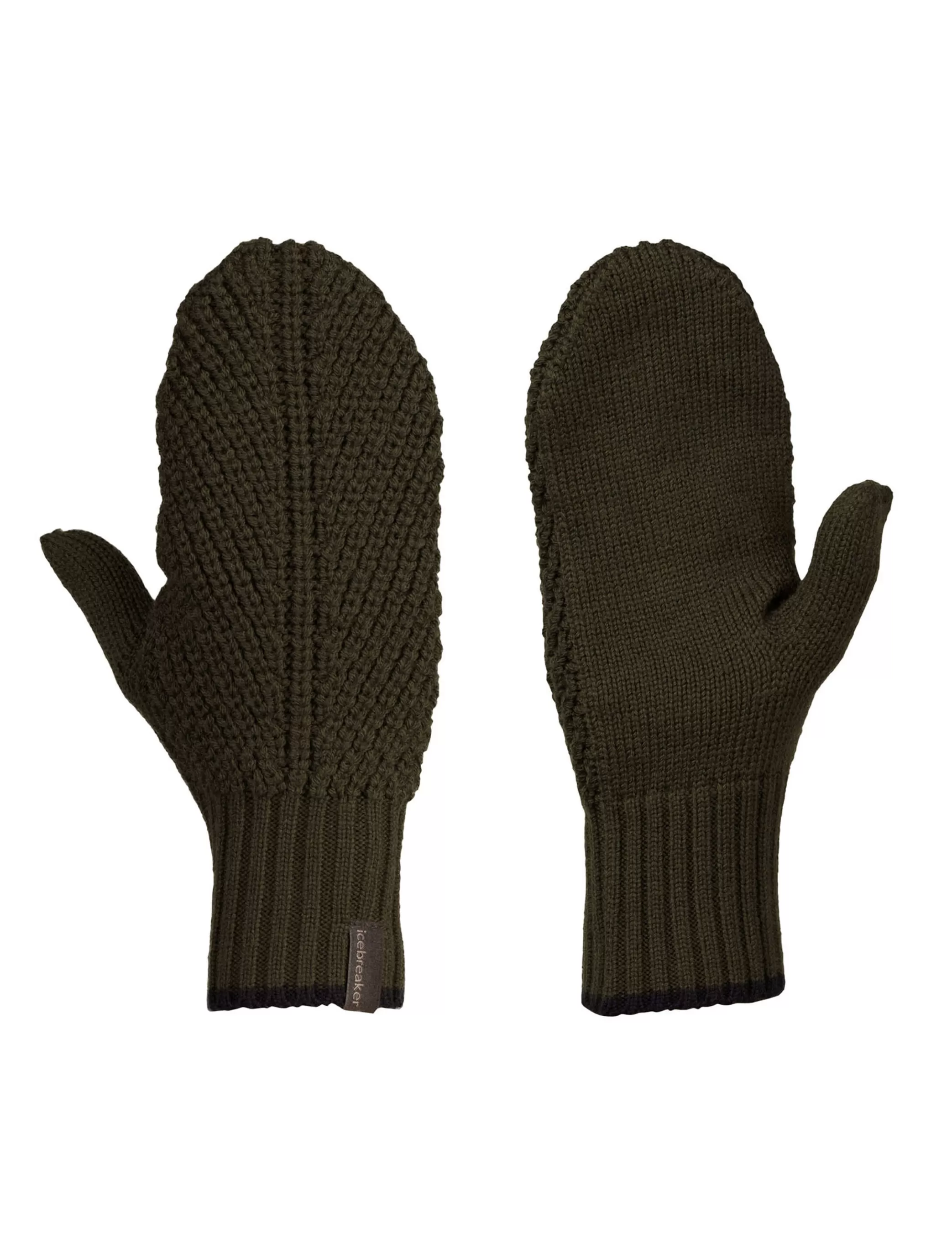 Best icebreaker Unisex Merino Waypoint Mittens Kale/Midnight Navy