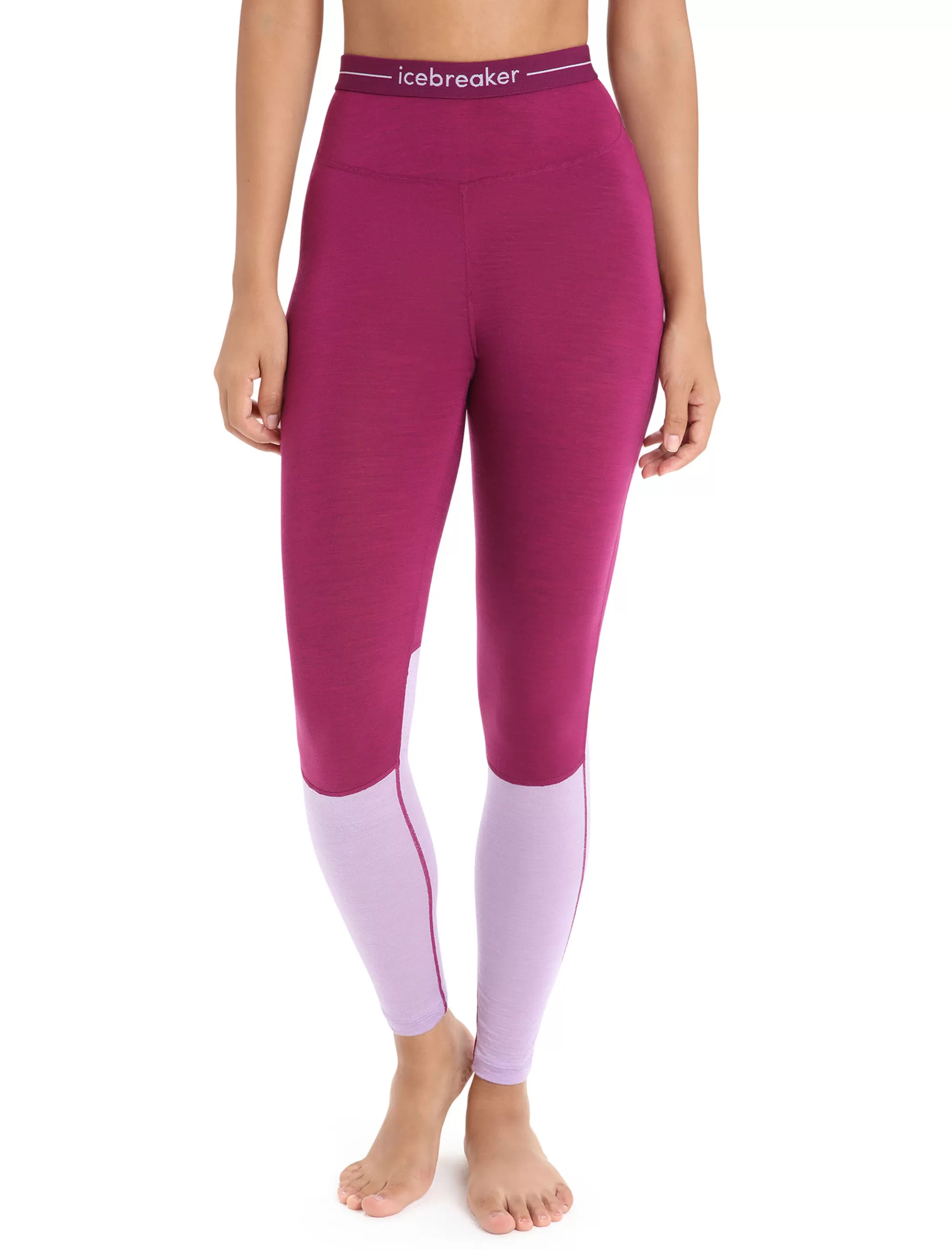 Outlet icebreaker Women'S 125 Zoneknit™ Merino Thermal Leggings Go Berry/Purple Gaze