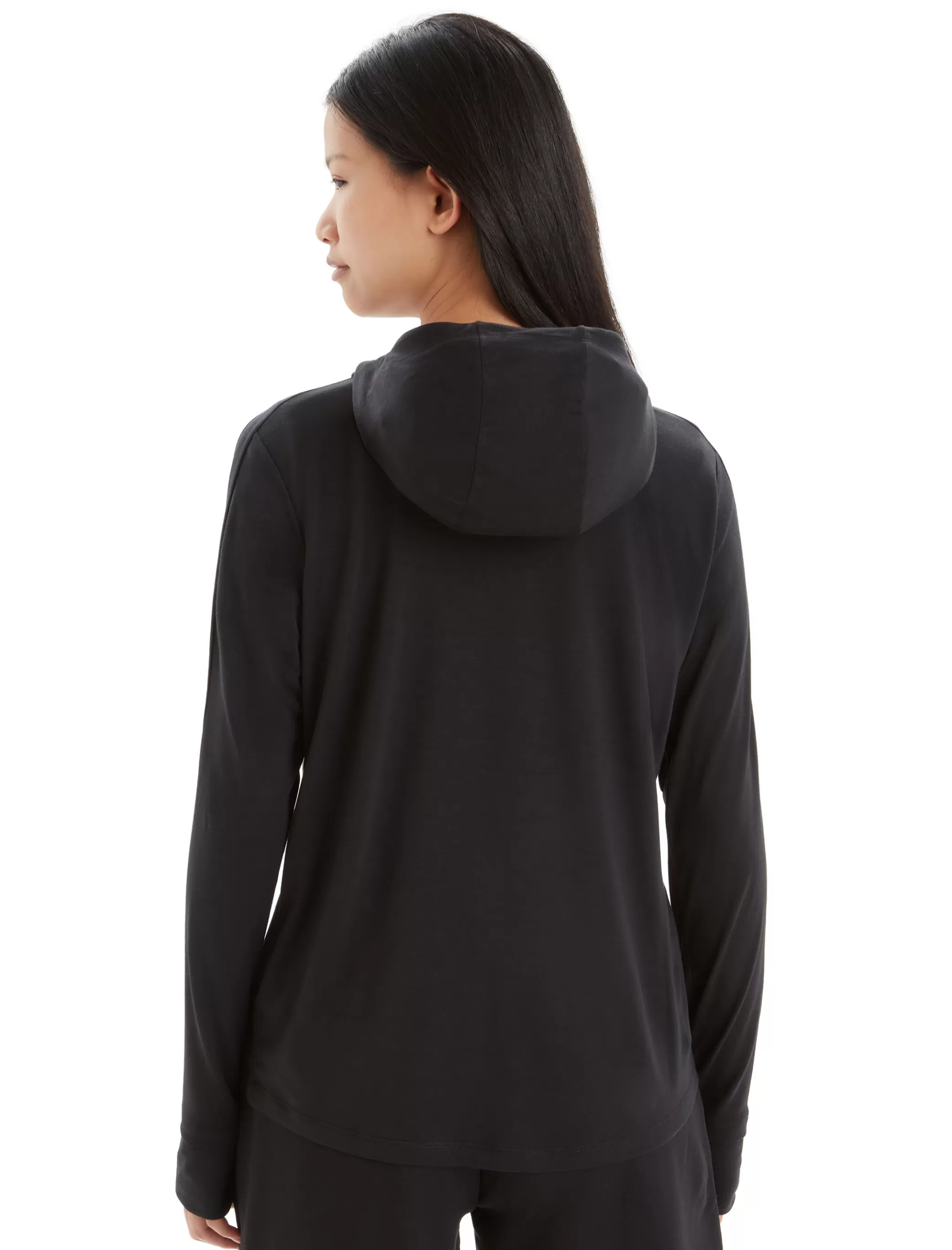 Online icebreaker Women'S Cool-Lite™ Merino Long Sleeve Hoodie Black