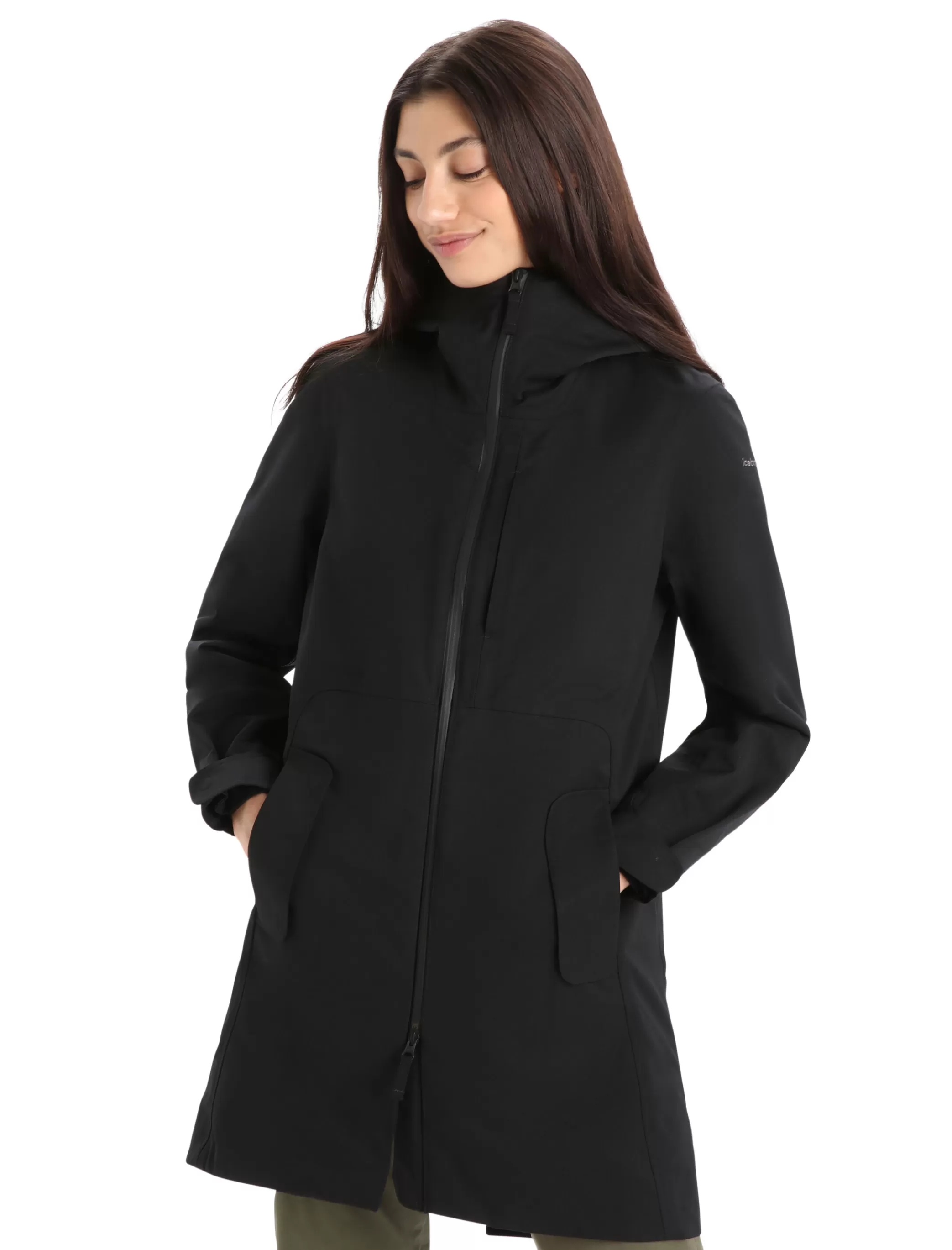 Best Sale icebreaker Women'S City Label Shell+™ Merino 4-In-1 Parka Jacket Black