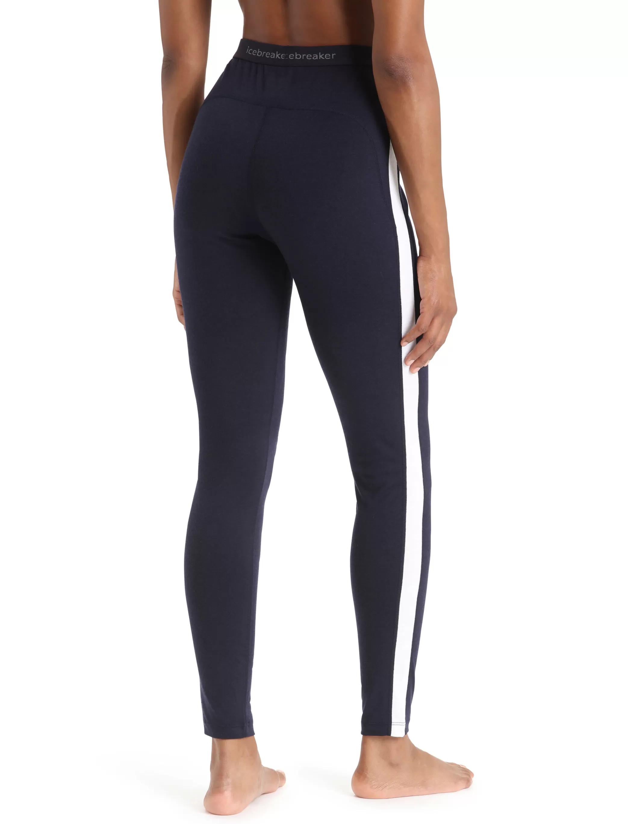 Hot icebreaker Women'S Merino 200 Sonebula Thermal Leggings Midnight Navy/Snow