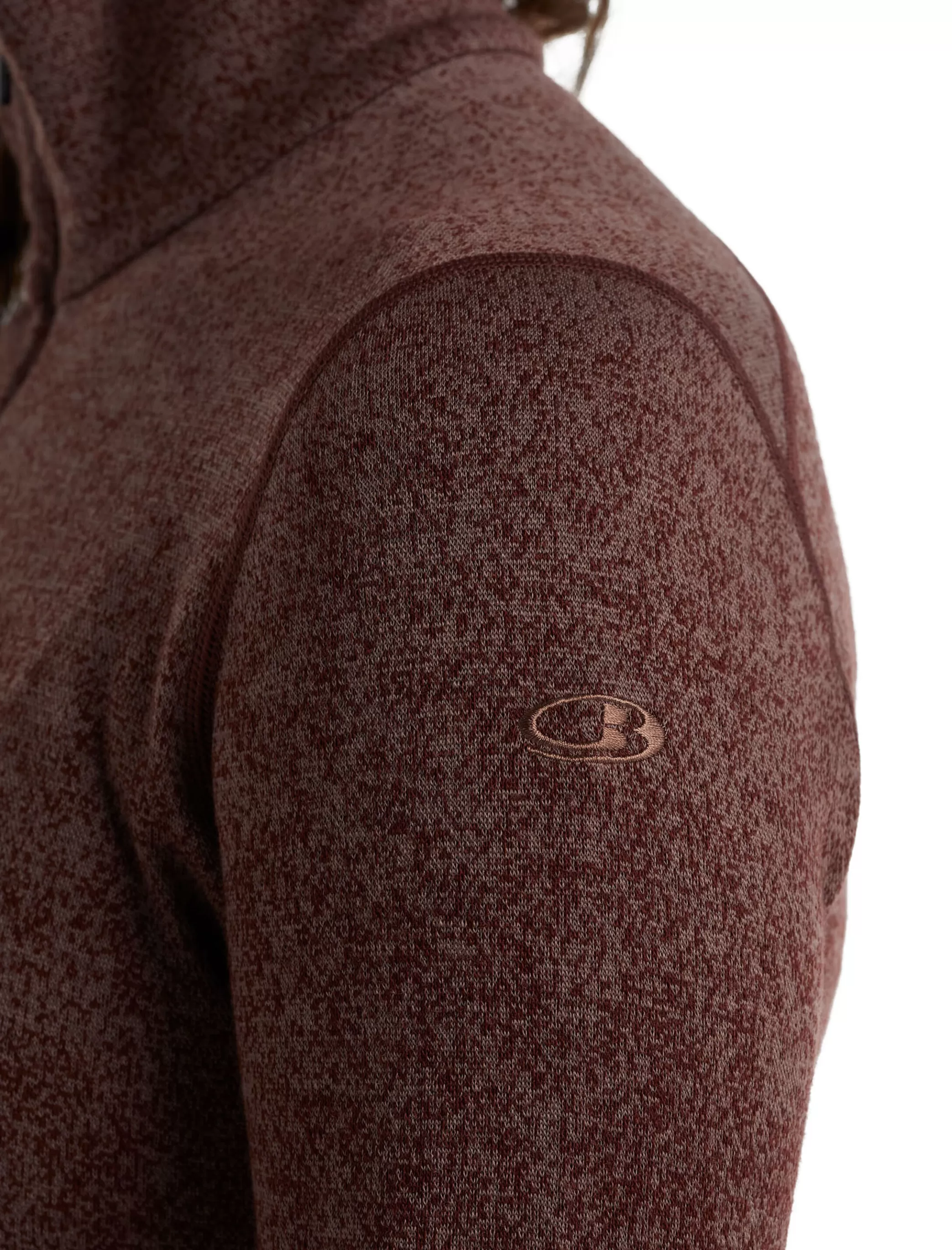 Sale icebreaker Women'S Merino 250 Vertex Long Sleeve Half Zip Thermal Top Into The Deep Mink/Espresso
