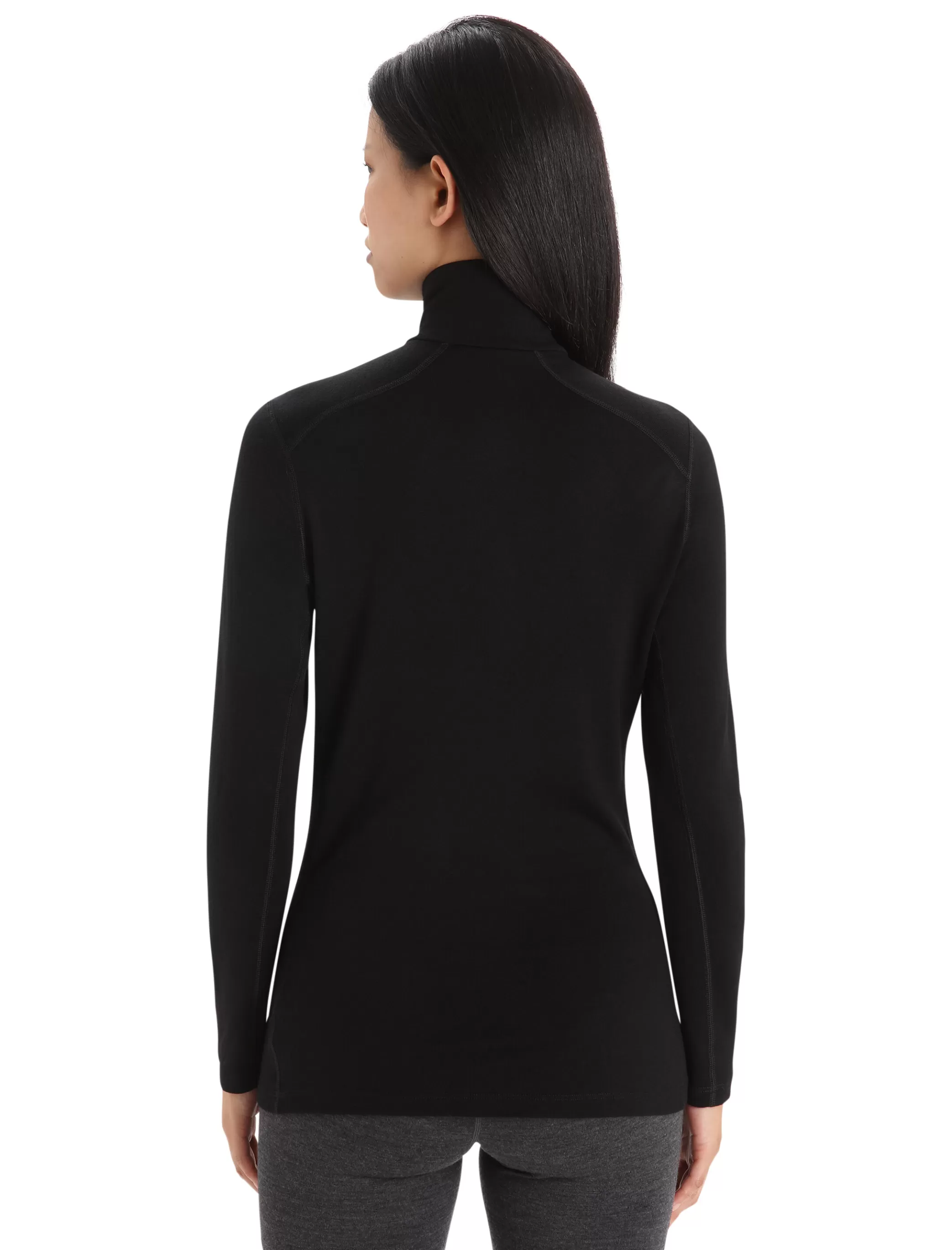 Discount icebreaker Women'S Merino 260 Tech Long Sleeve Half Zip Thermal Top Black