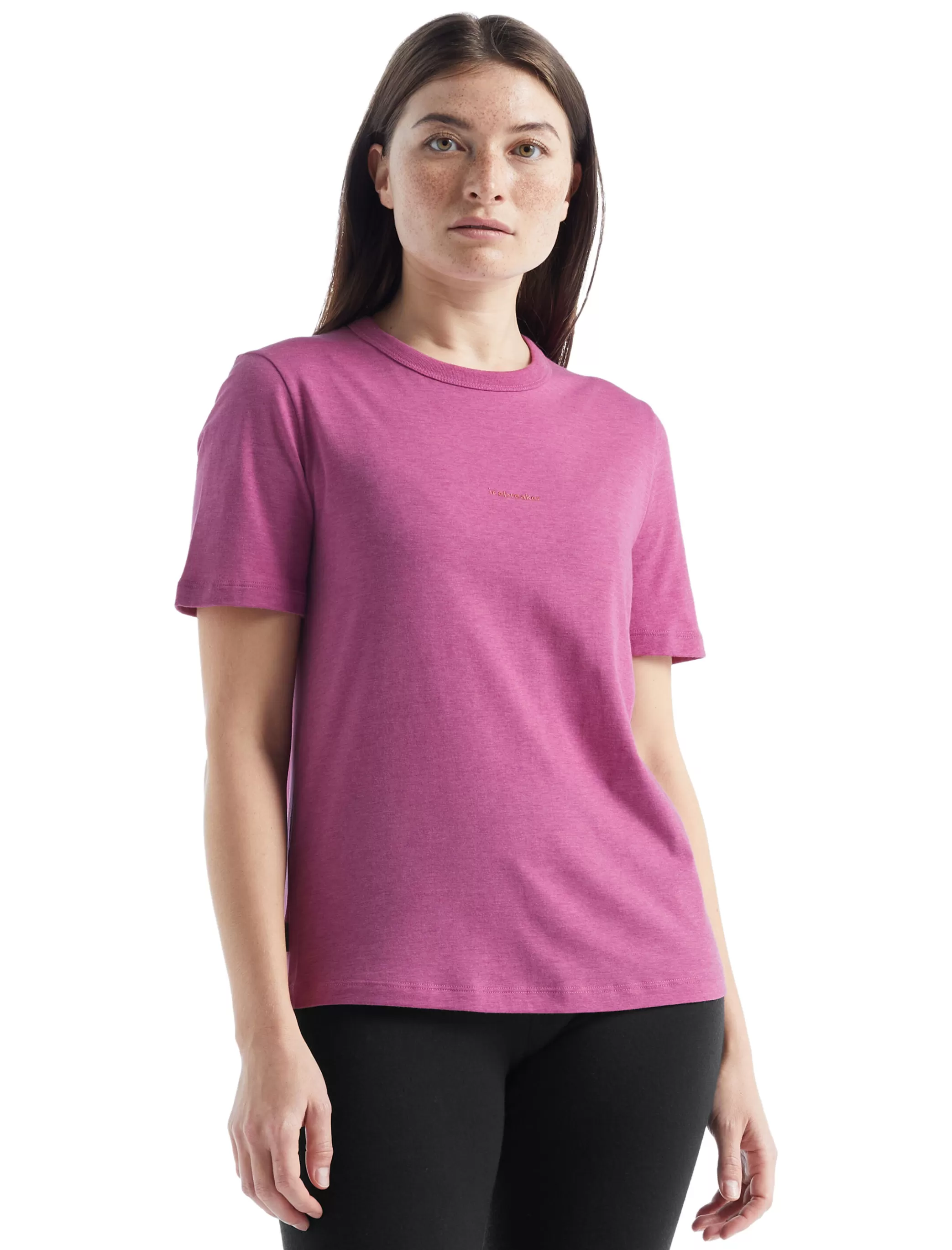 Hot icebreaker Women'S Merino Central Short Sleeve Tee Cosmic