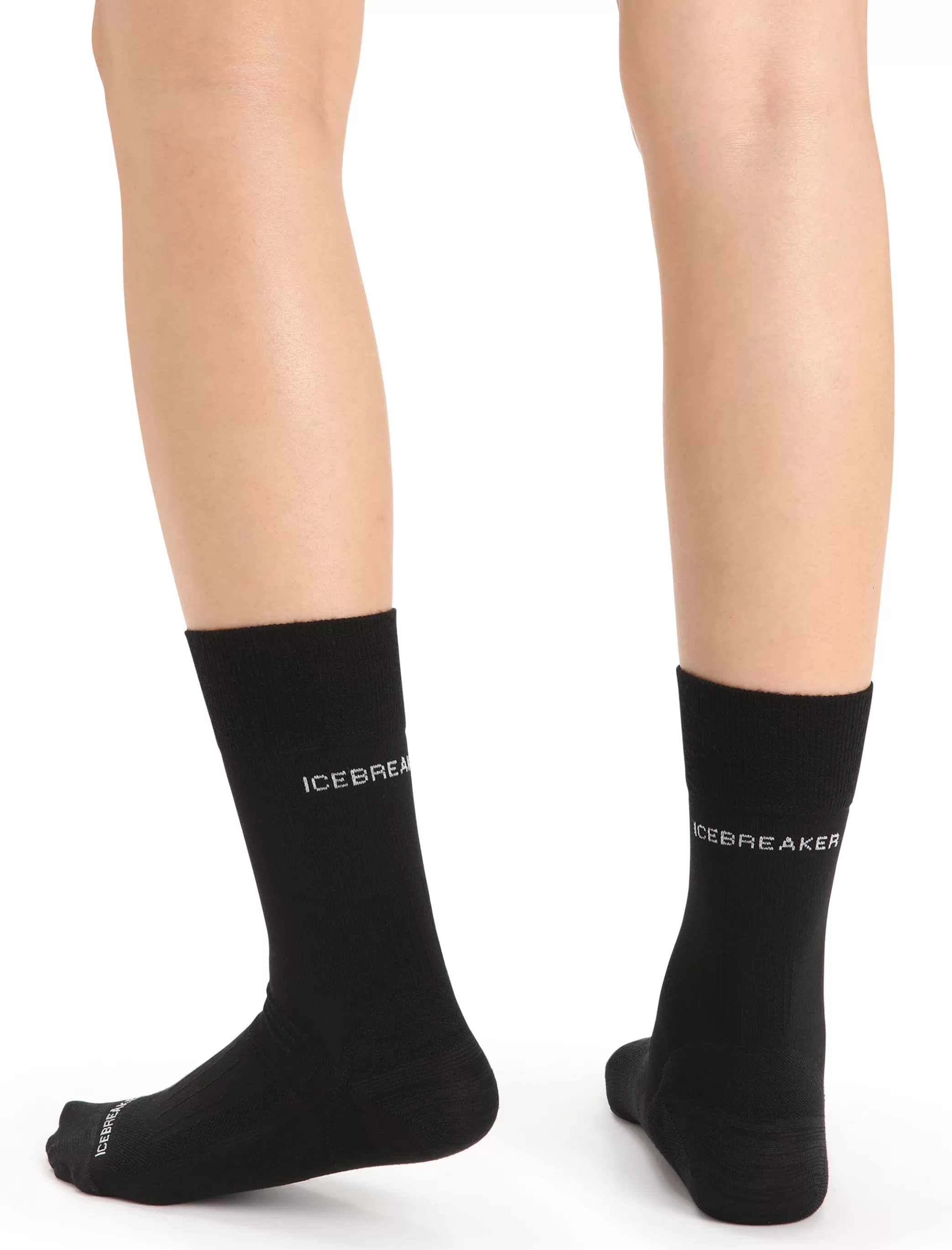 Clearance icebreaker Women'S Merino Hike Liner Crew Socks Black