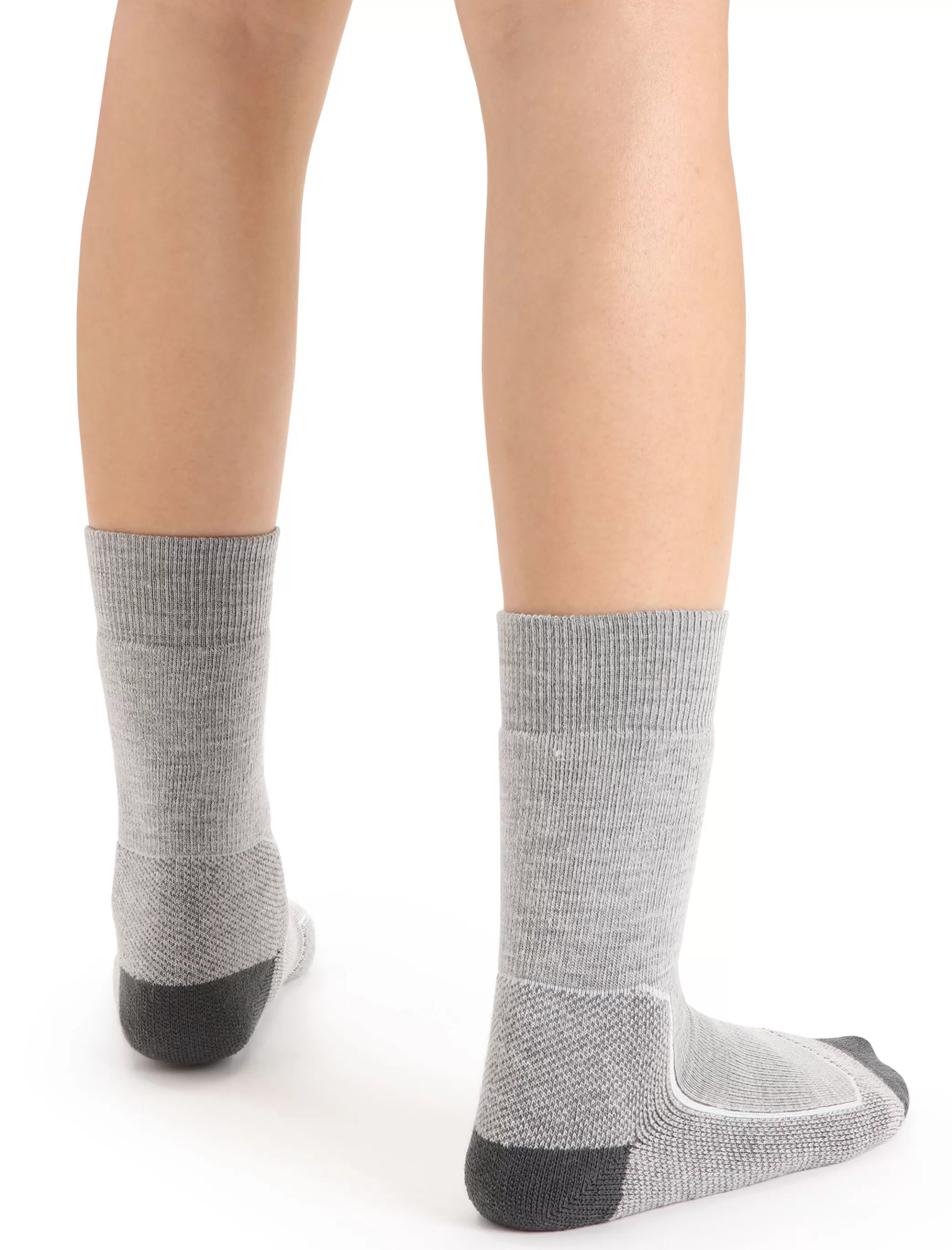 Clearance icebreaker Women'S Merino Hike+ Medium Crew Socks Blizzard Heather