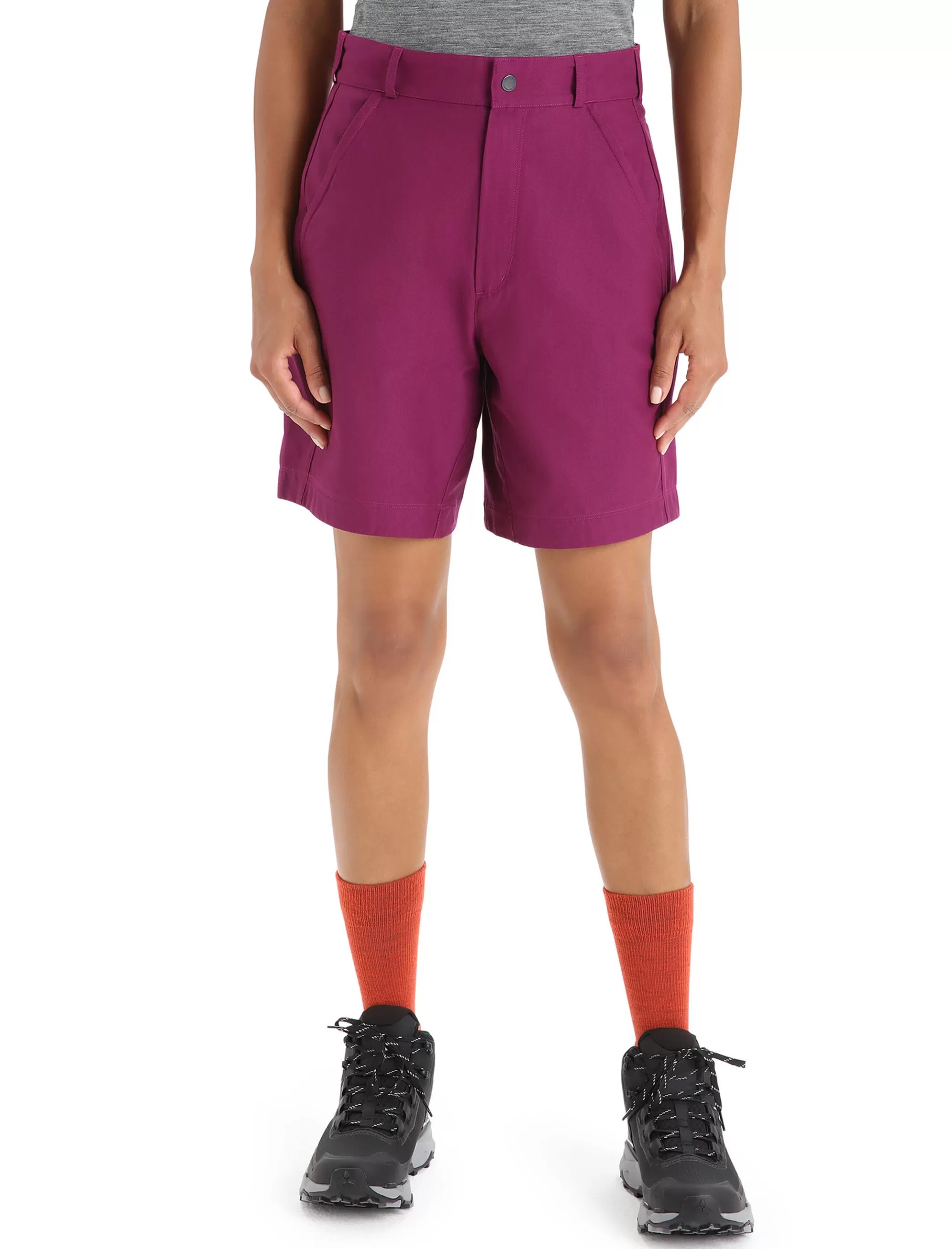 Discount icebreaker Women'S Merino Hike Shorts Go Berry