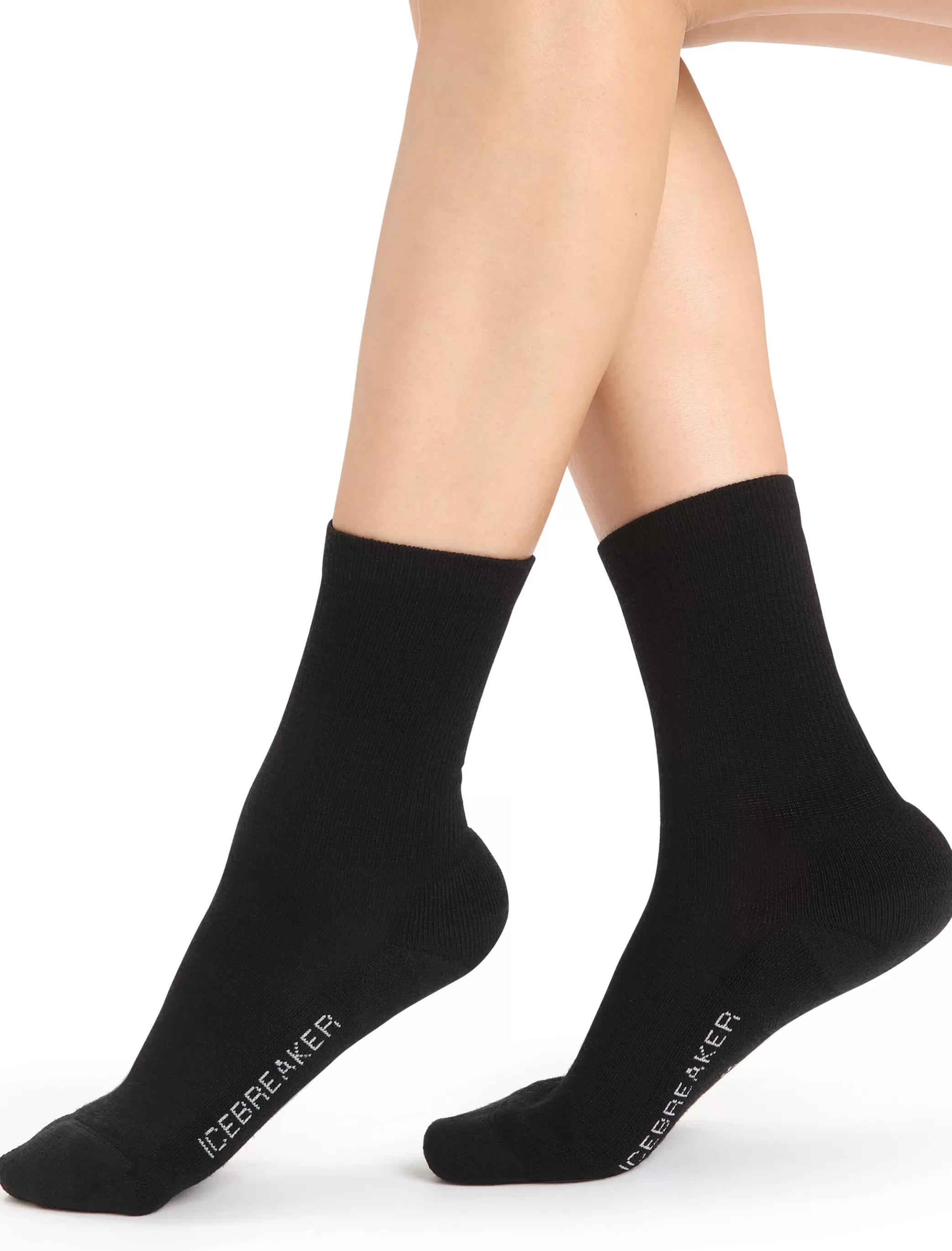 Cheap icebreaker Women'S Merino Lifestyle Light Crew Socks Black