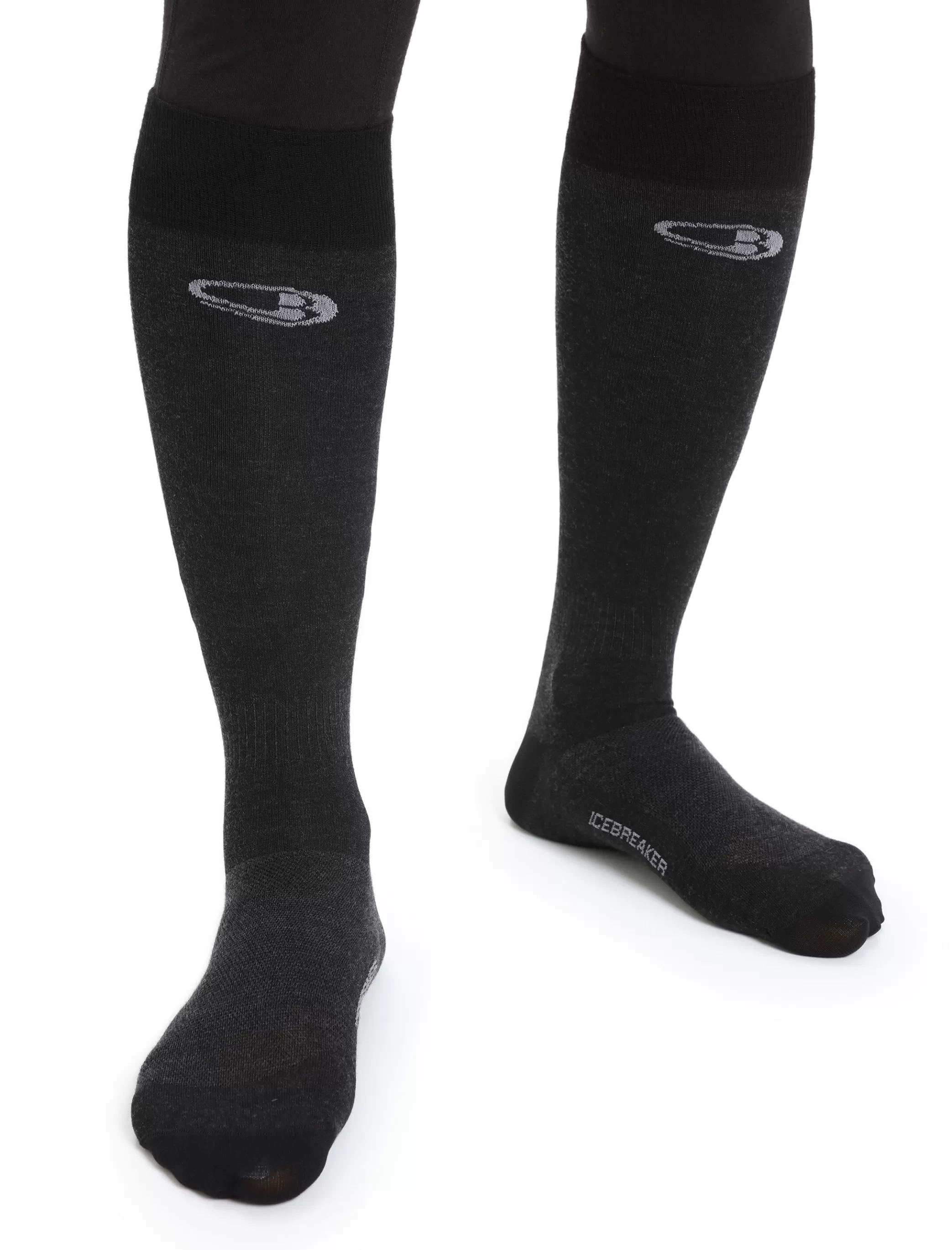 Outlet icebreaker Women'S Merino Snow Liner Over The Calf Socks Black