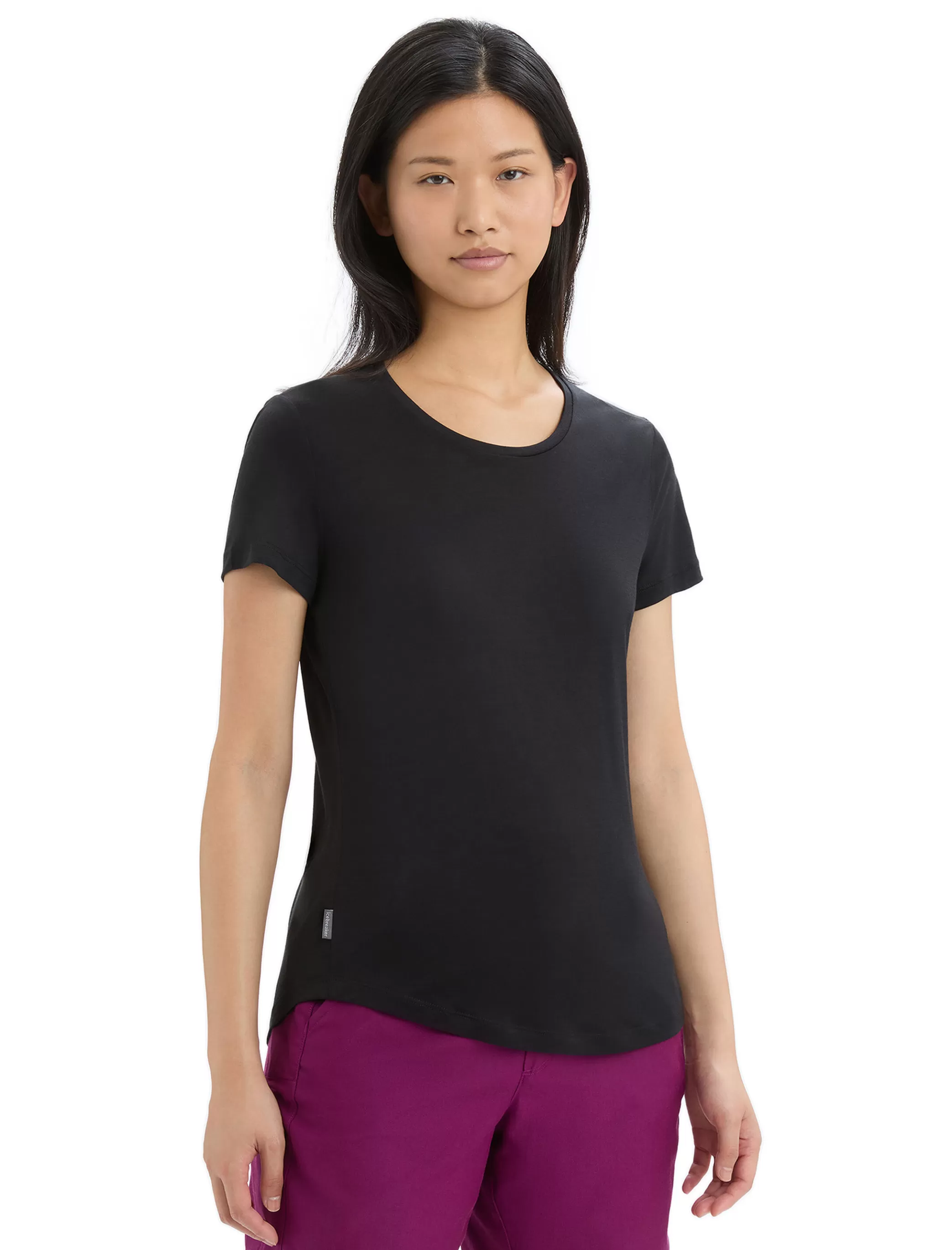 Shop icebreaker Women'S Merino Sphere Ii Short Sleeve Tee Black