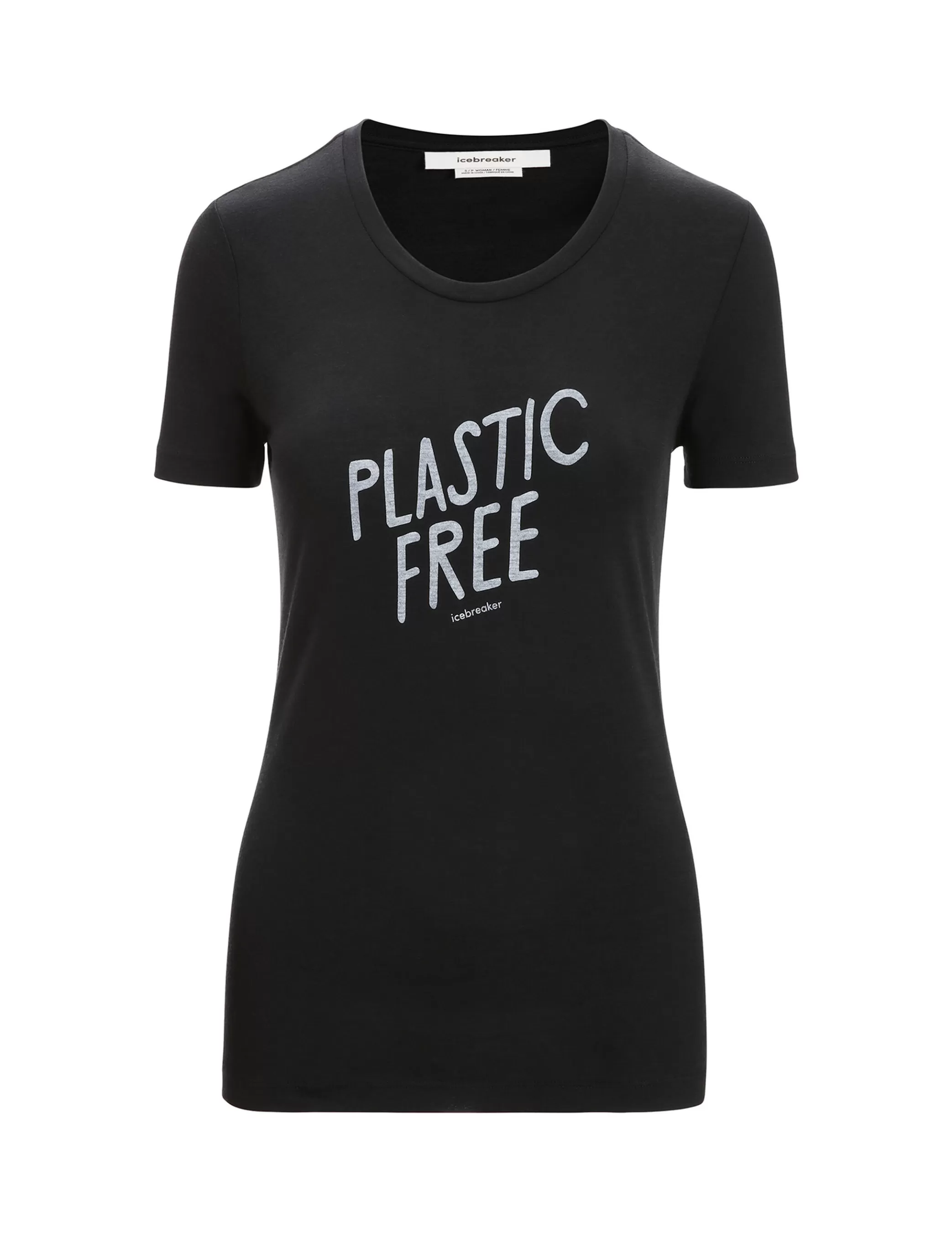 Cheap icebreaker Women'S Merino Tech Lite Ii Short Sleeve T-Shirt Natural Black