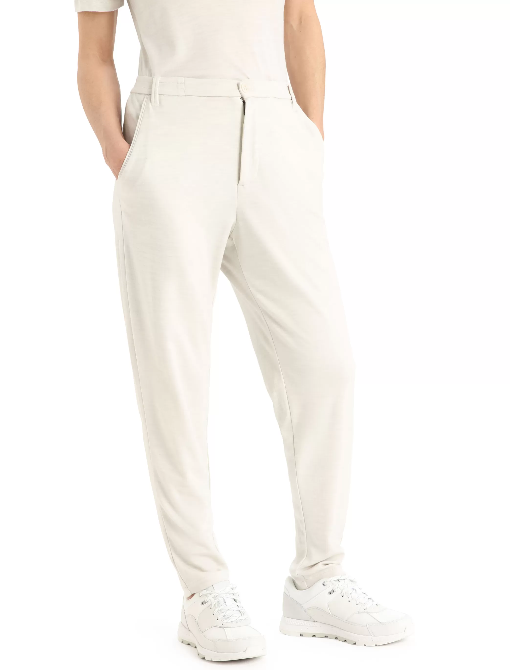 New icebreaker Women'S Merinofine™ Interlock Pants Ecru Heather