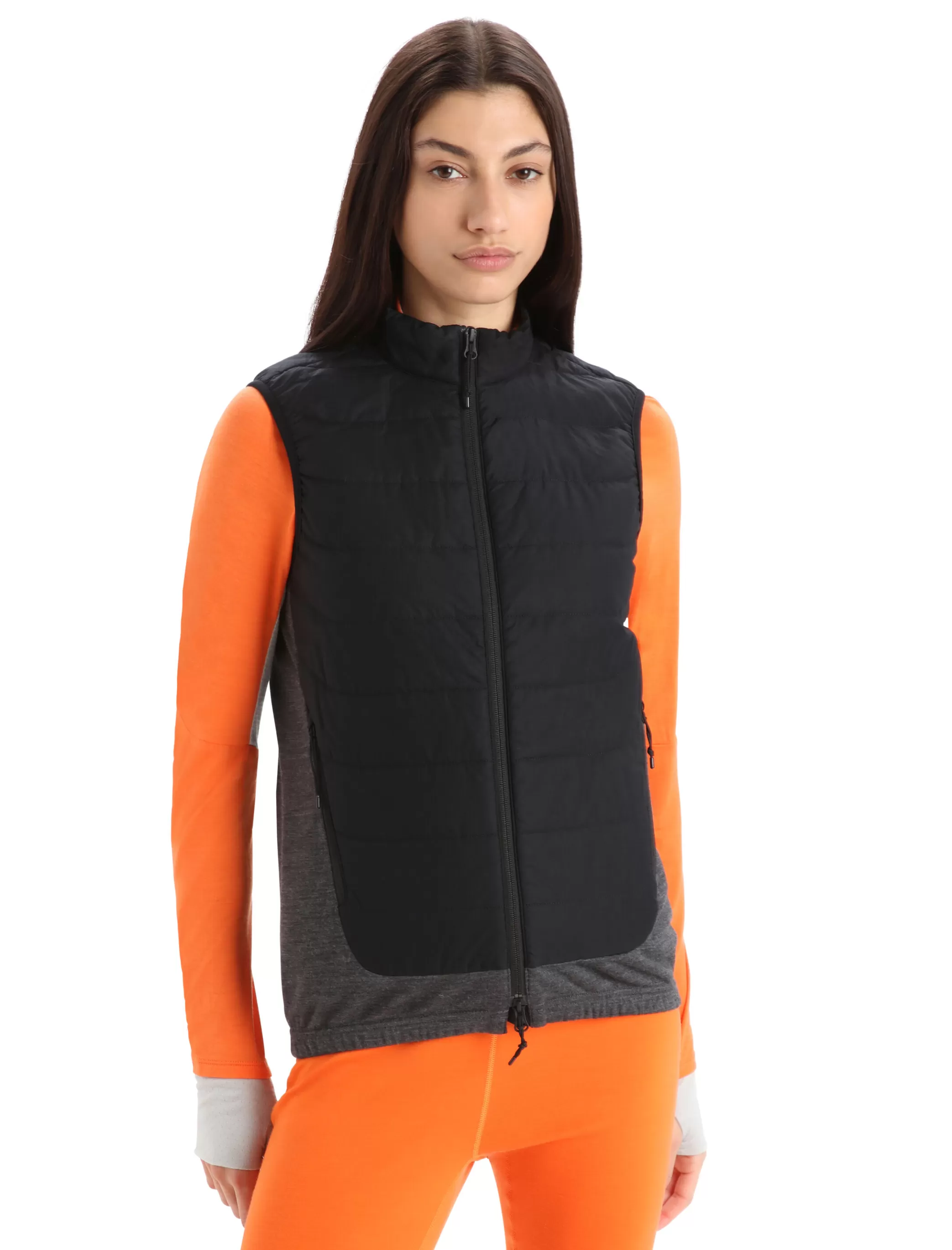 Fashion icebreaker Women'S Merinoloft™ Vest Black/Jet Heather