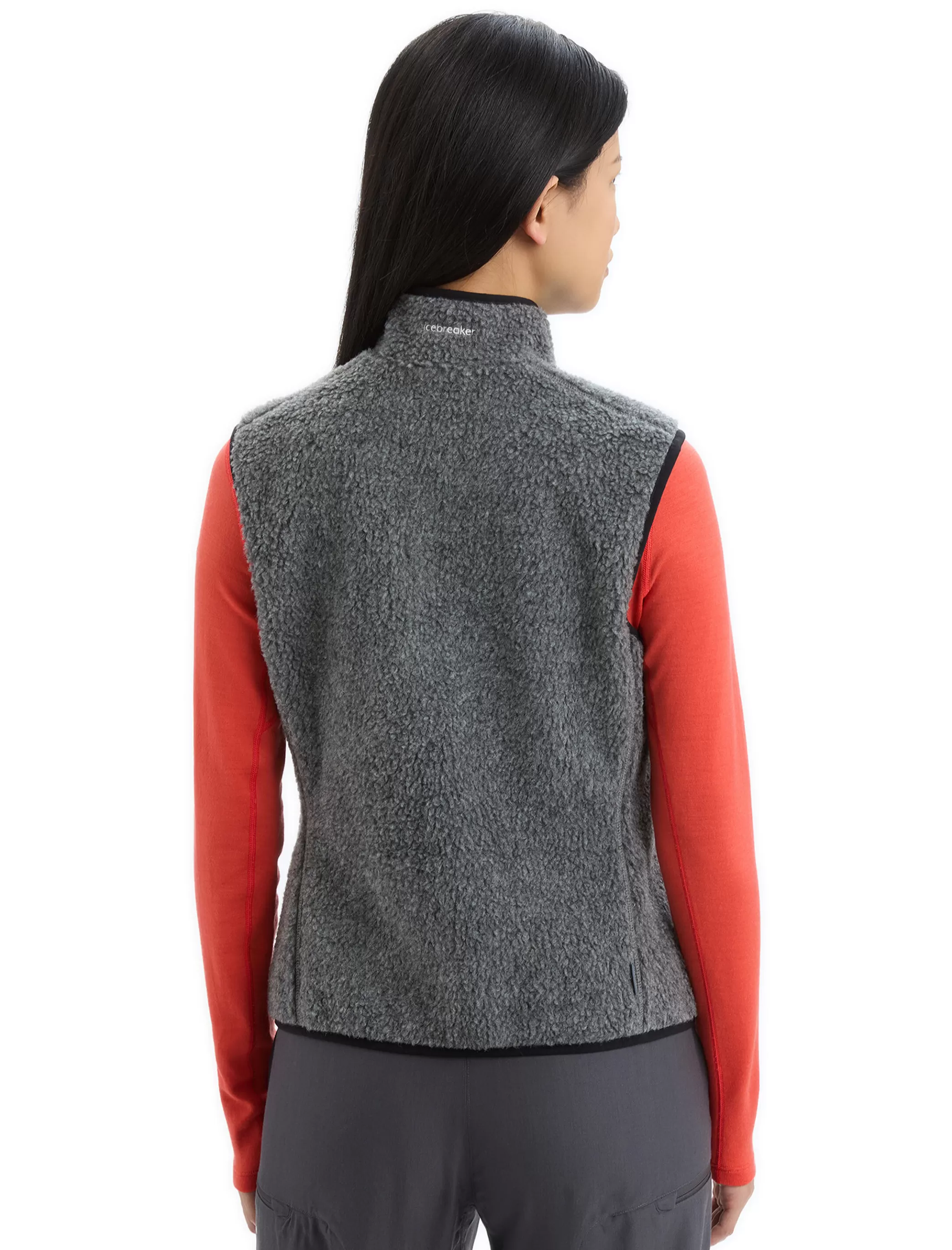 Sale icebreaker Women'S Realfleece™ Merino High Pile Vest Gritstone Heather