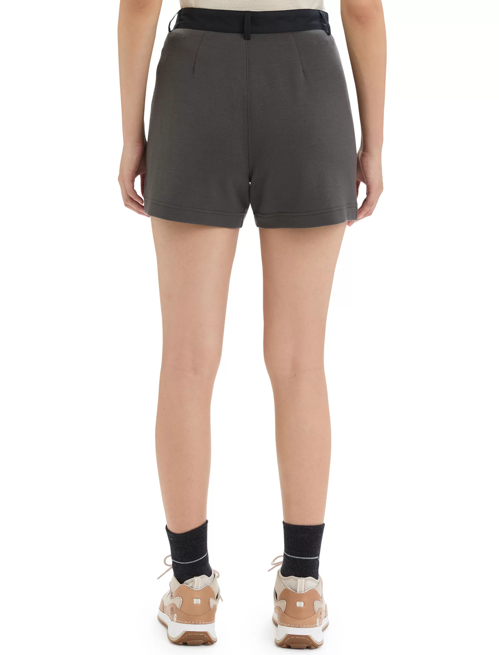 Fashion icebreaker Women'S Timberland X Merino Terry Chino Shorts Onyx/Black