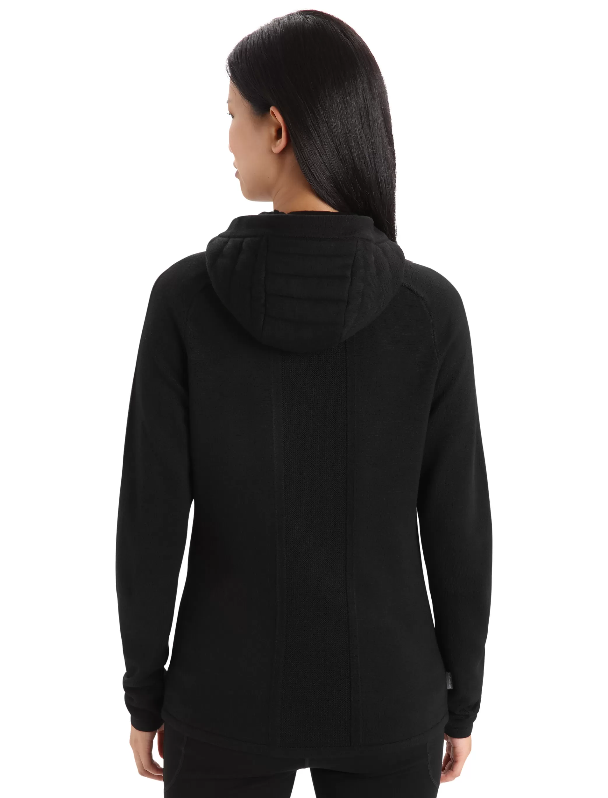 Online icebreaker Women'S Zoneknit™ Merino Insulated Long Sleeve Zip Hoodie Black