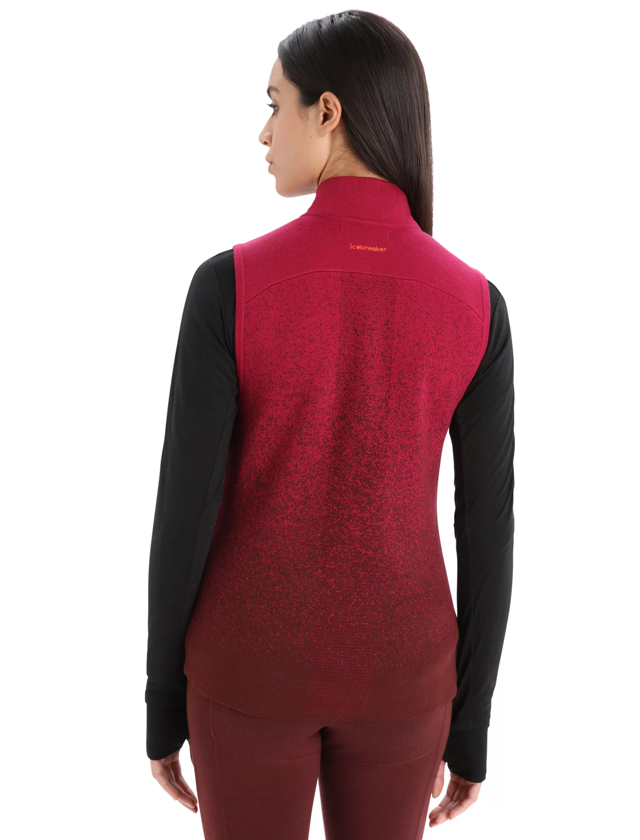 Cheap icebreaker Women'S Zoneknit™ Merino Insulated Vest Into The Deep Cherry/Espresso