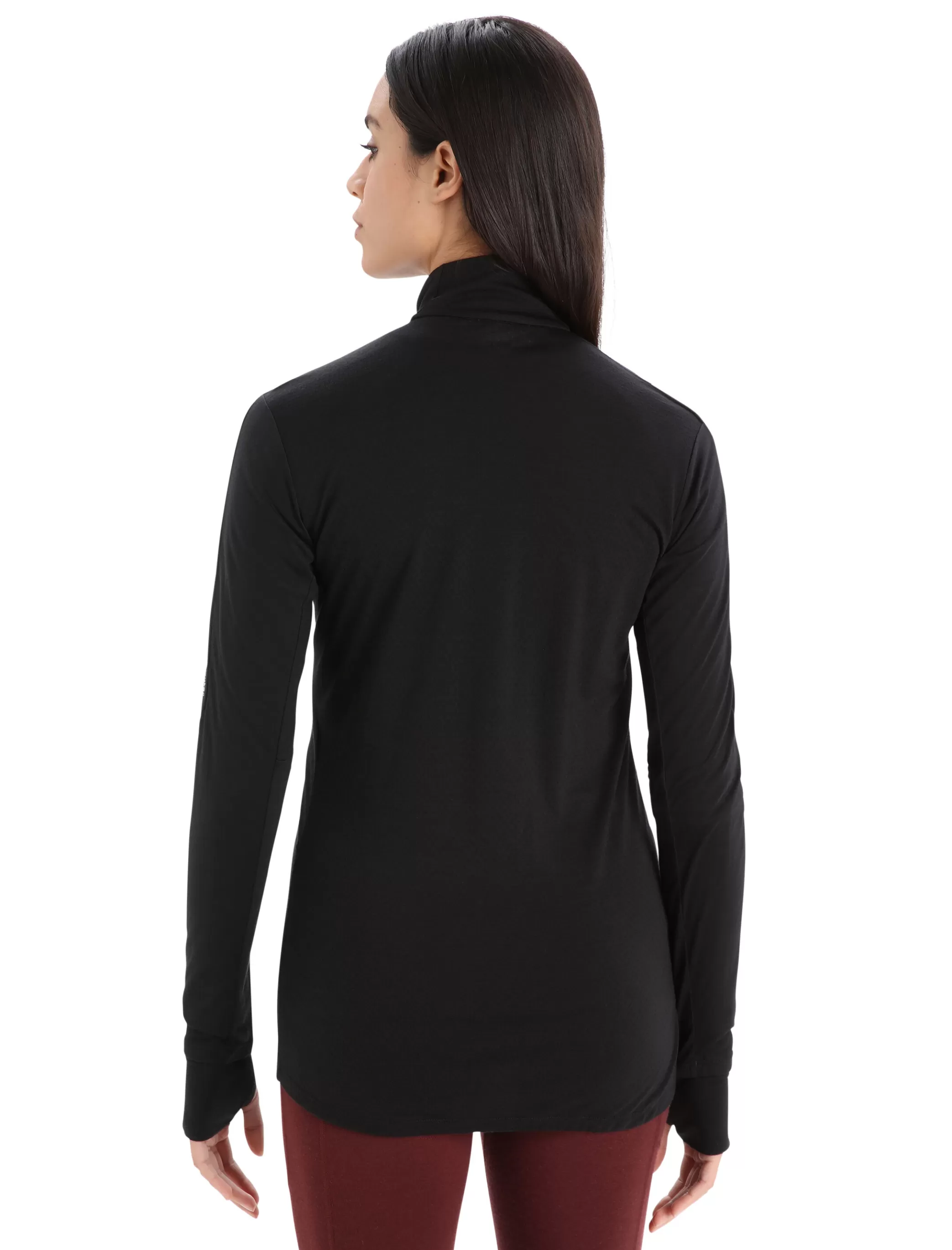 Discount icebreaker Women'S Zoneknit™ Merino Long Sleeve Zip Jacket Black