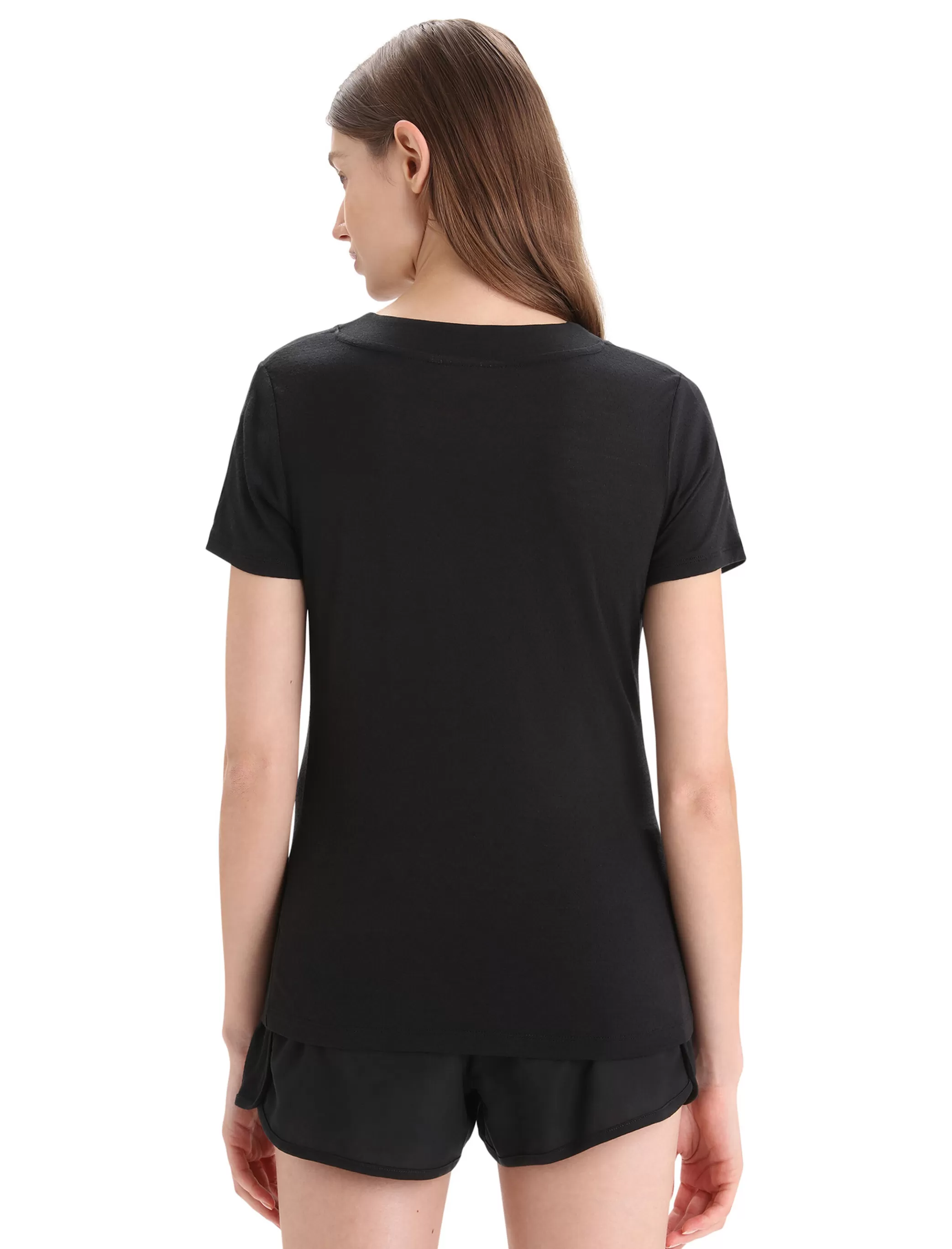 New icebreaker Women'S Zoneknit™ Merino Short Sleeve T-Shirt Black