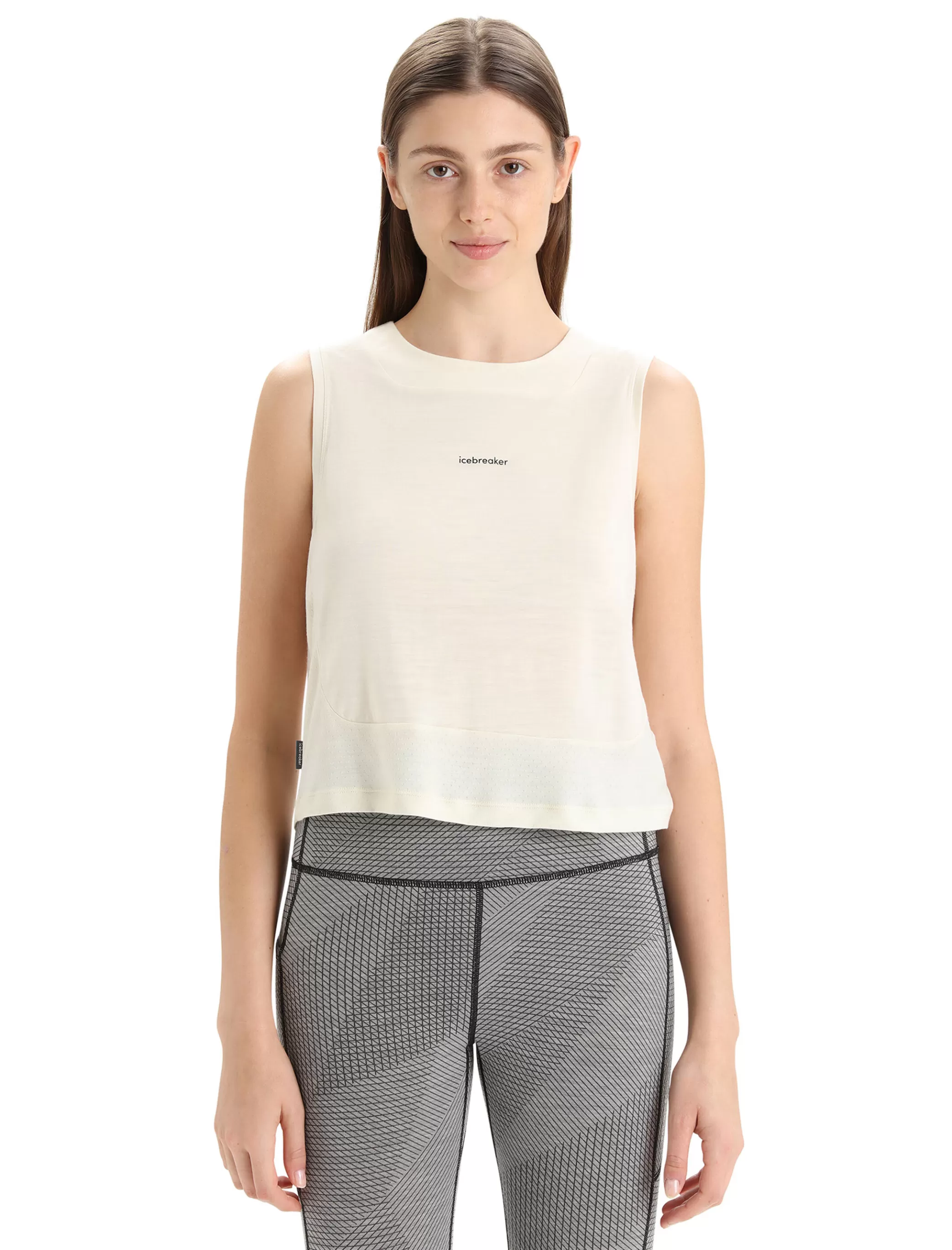 Outlet icebreaker Women'S Zoneknit™ Merino Tank Chalk